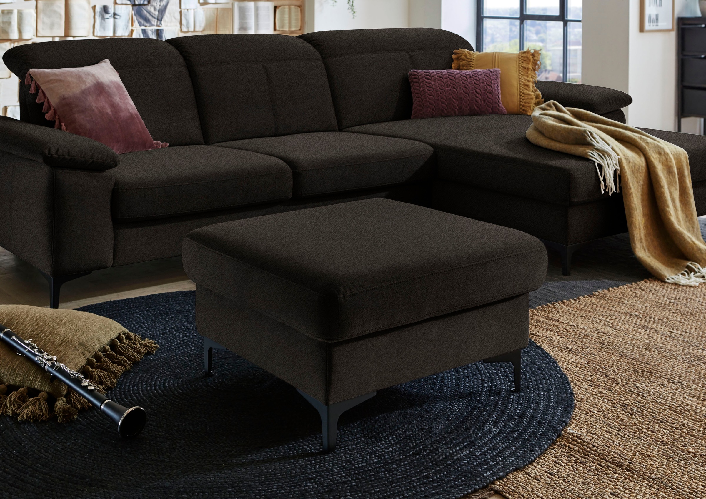 Places of Style Polsterhocker »Evander«, passend zum Ecksofa "Evander"