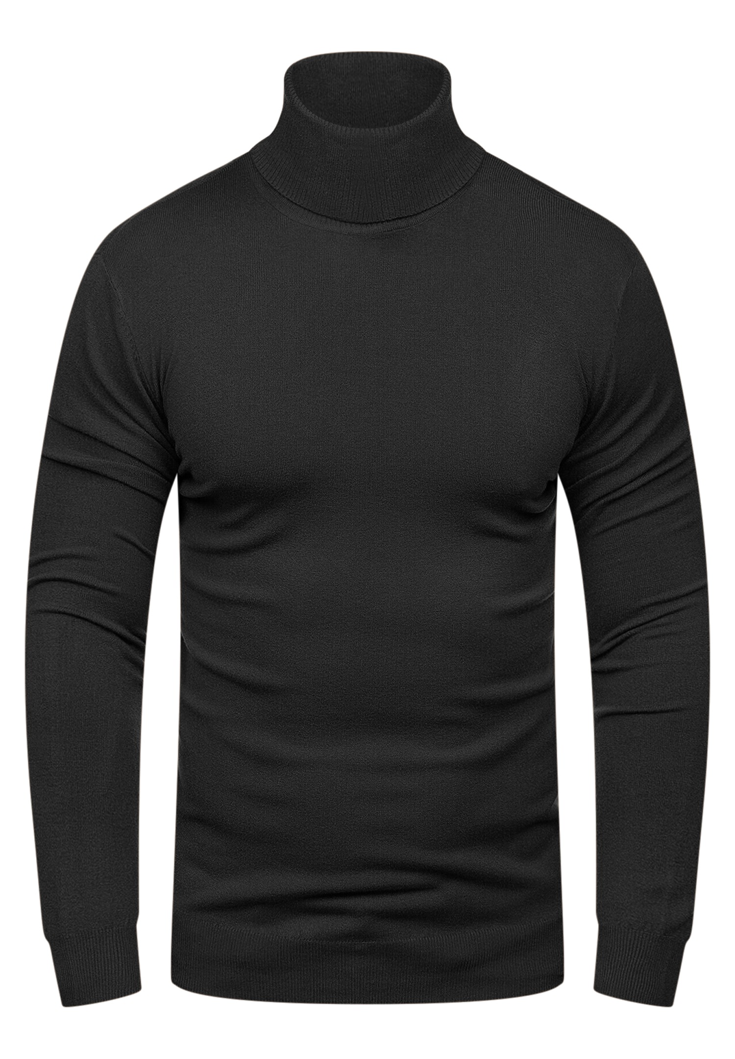 behype Rollkragenpullover »TIBERIUS«, im modischen Slim Fit-Schnitt