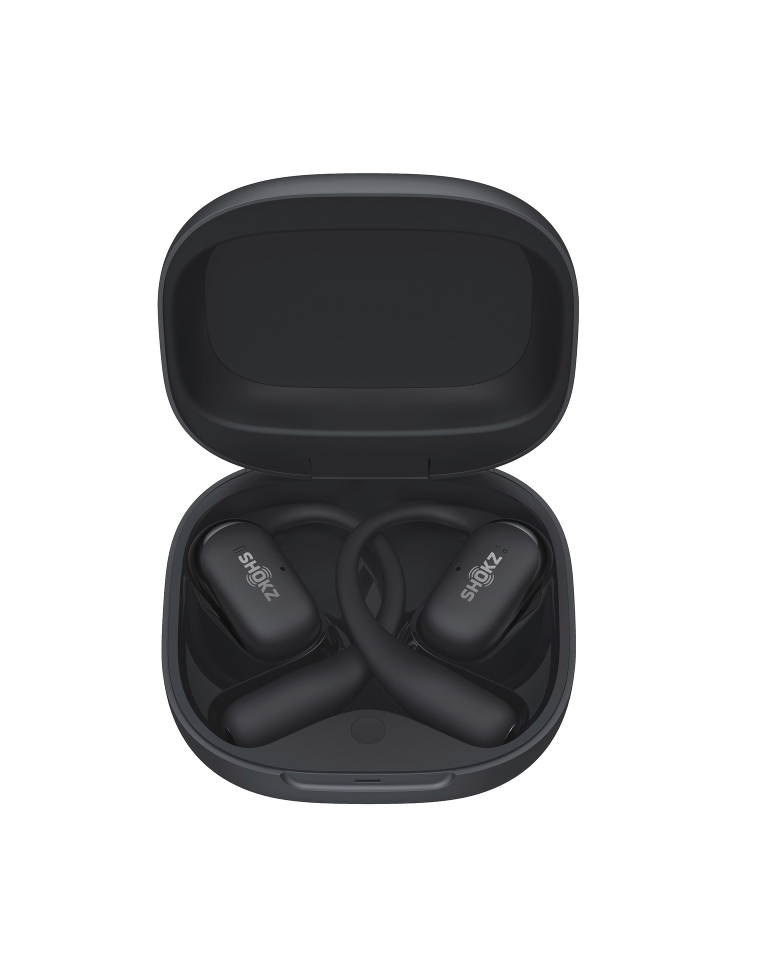 Shokz Open-Ear-Kopfhörer »OpenFit 2+ inklusive Schutzhülle«, A2DP Bluetooth, Freisprechfunktion-True Wireless