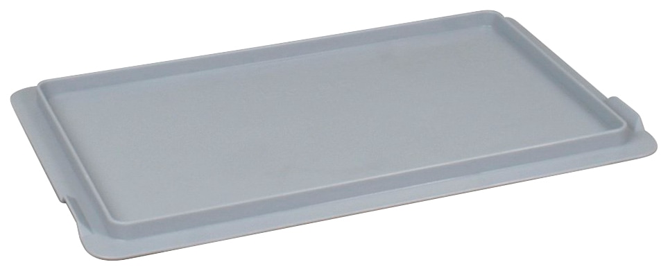 Deckel »Auflagedeckel, PP, Farbe grau«, (Set, 10 tlg.), BxL: 20x30 cm, für Euro-Stapelbehälter