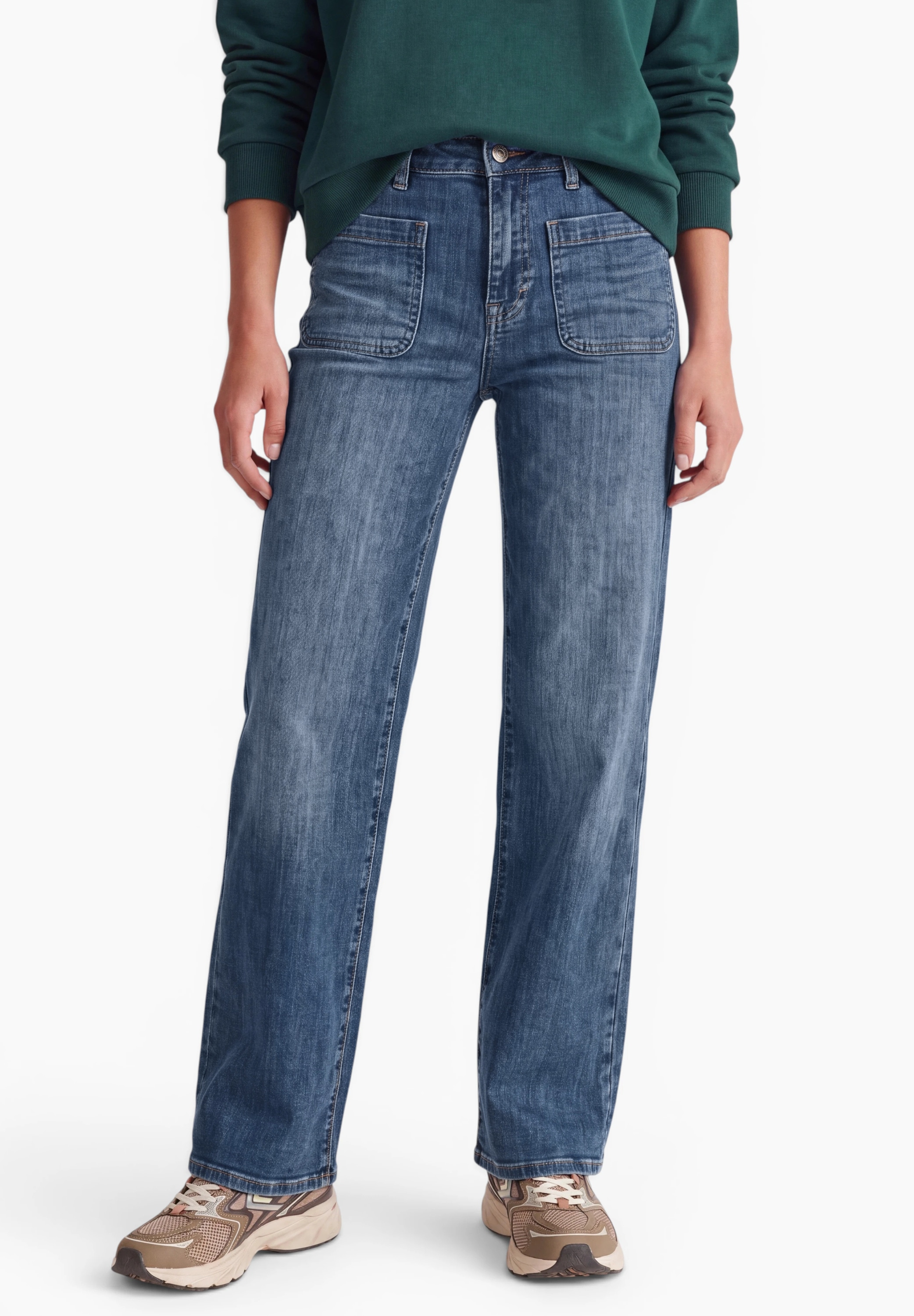 STREET ONE STUDIO Loose-fit-Jeans 5-Pocket-Style