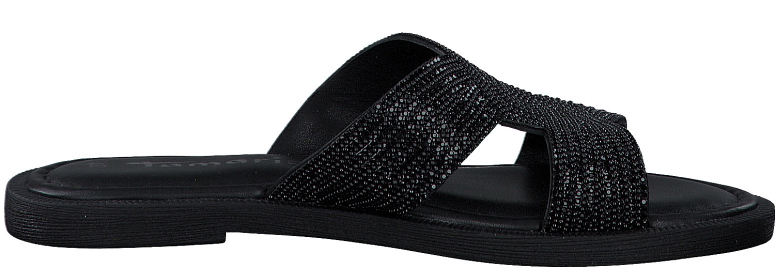 Tamaris Pantolette, Blockabsatz, Festtagsschuh, Sommerschuh in funkelnder O günstig online kaufen