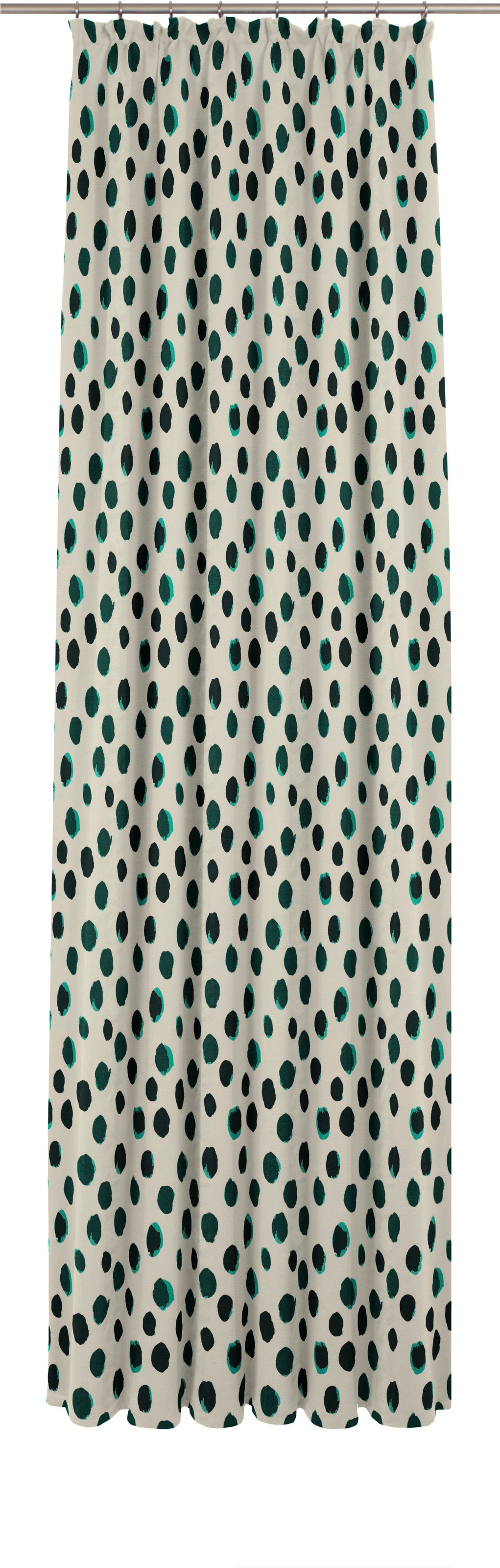 Adam Vorhang "Dots" Kräuselband 1 Stk. tlg. aus Leinen und Bio-Baumwolle günstig online kaufen
