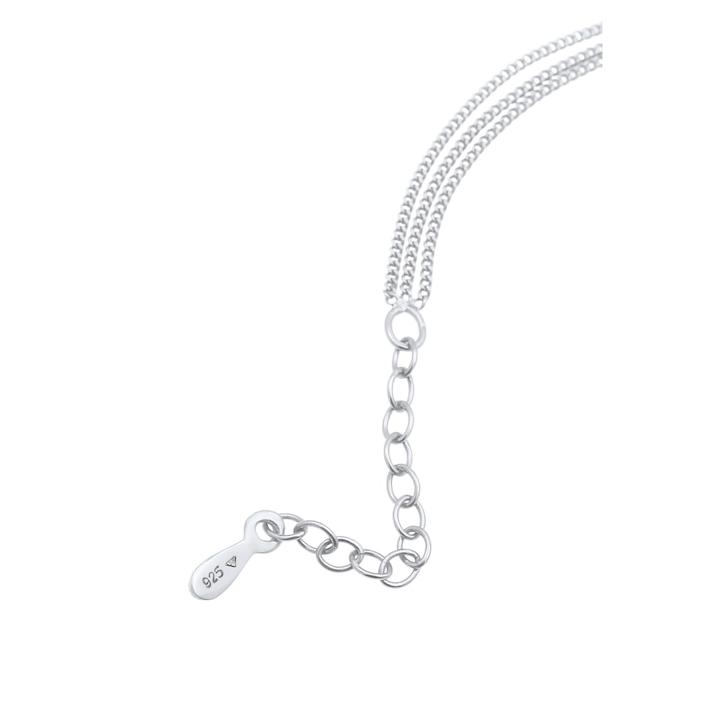 Elli Collier »Choker 3-reihig Kristalle Silber«