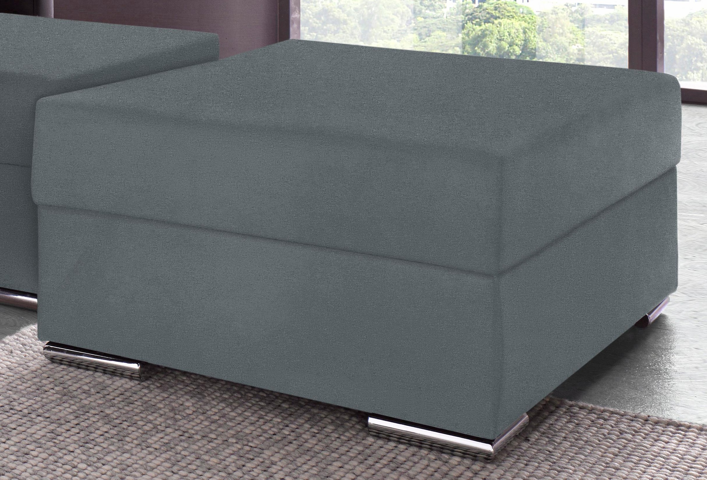 COLLECTION AB Hocker "John, B: 100 cm" optional Federkernpolsterung