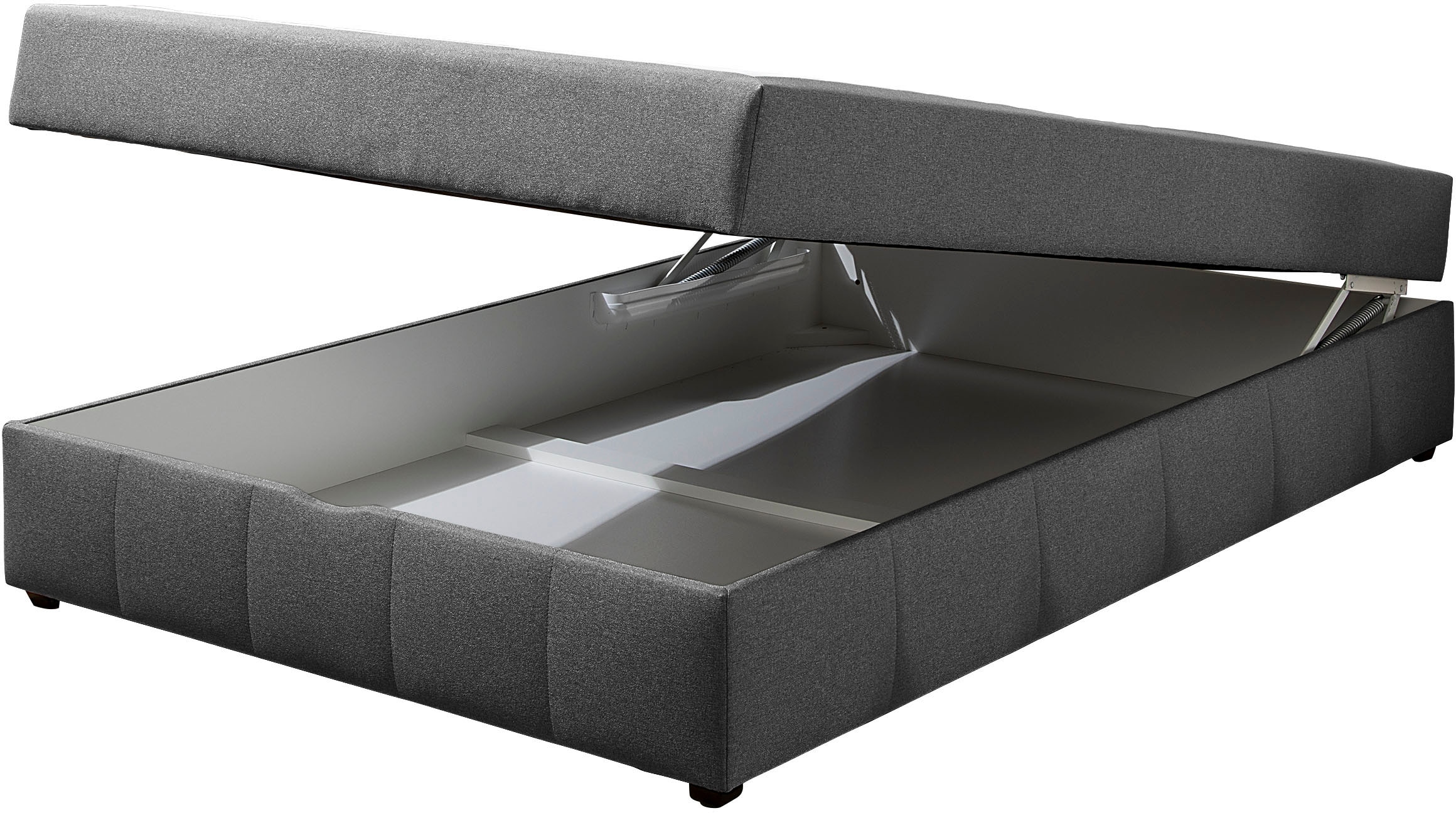 Home affaire Boxbett »Niemes inkl. Bettkasten und Topper, auch in Überlänge erhältlich« Boxbett ohne Kopfteil, inkl. Topper