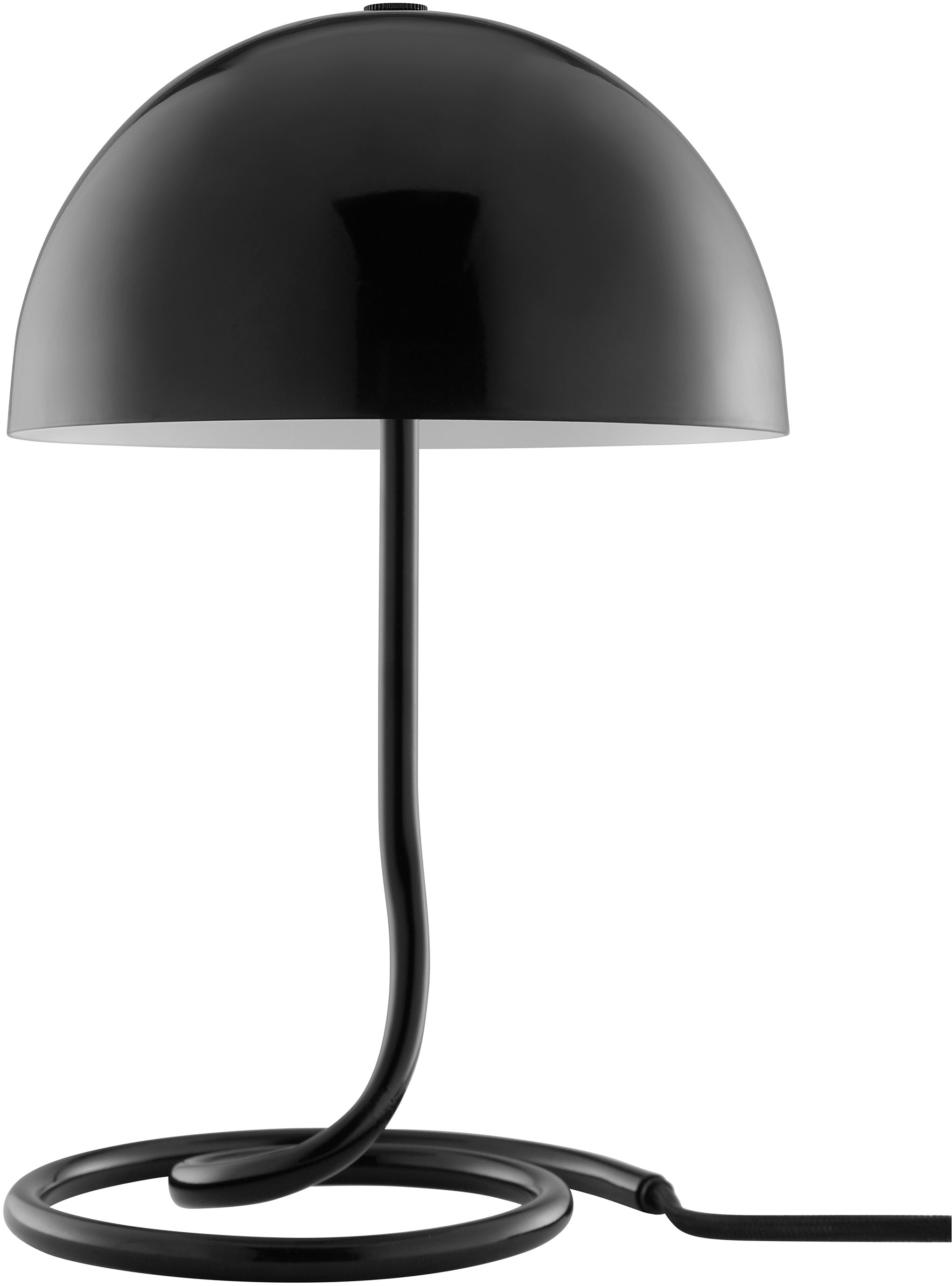 my home Tischleuchte »Sira«, Leuchtmittel G9 | ohne Leuchtmittel, G9 Fassung, Ø 20 cm, Metall, mit Spiralfuß