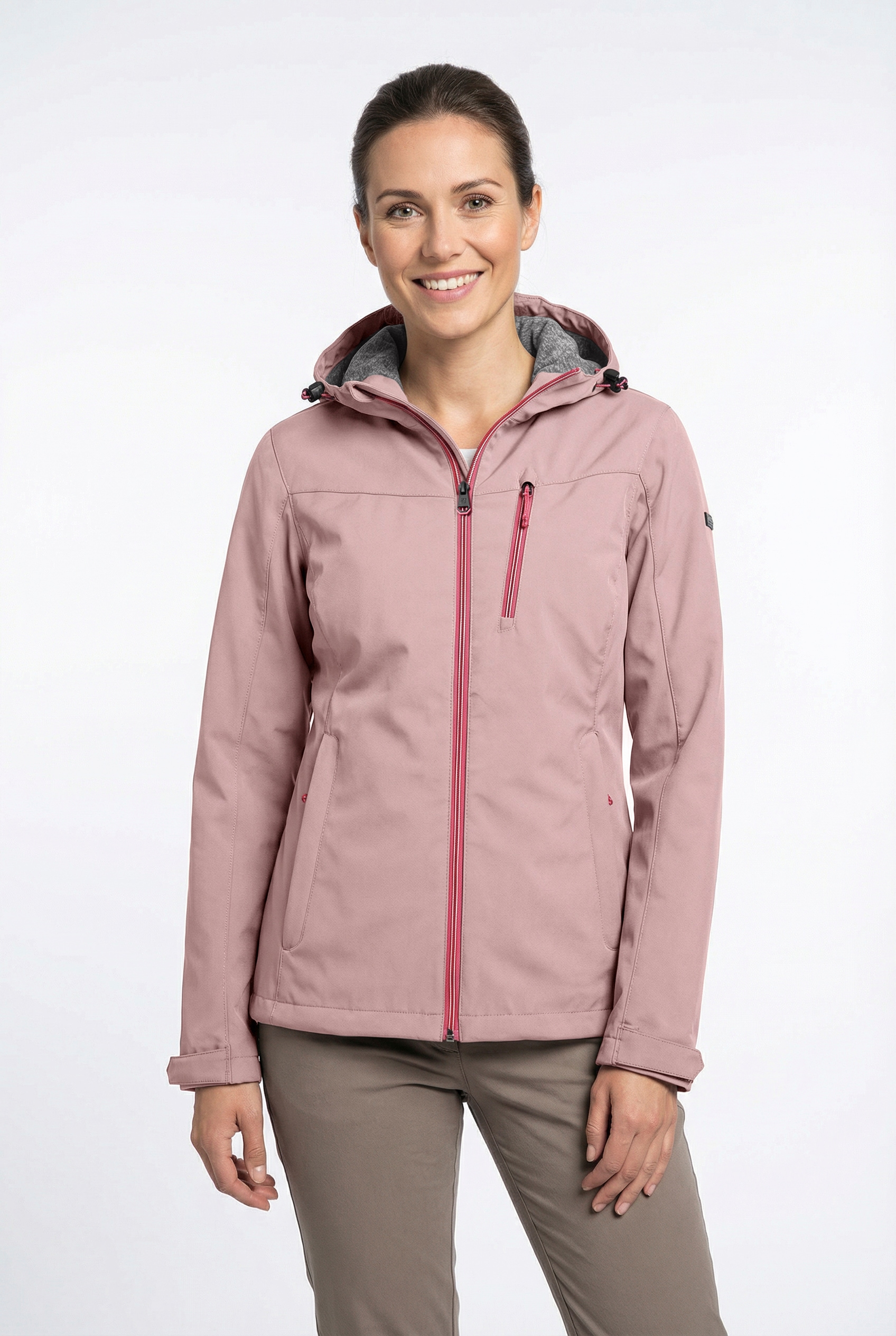 Killtec Softshelljacke "KOS 89 WMN SFTSHLL JCKT" wasserdicht, winddicht, atmungsaktiv, mit Kapuze