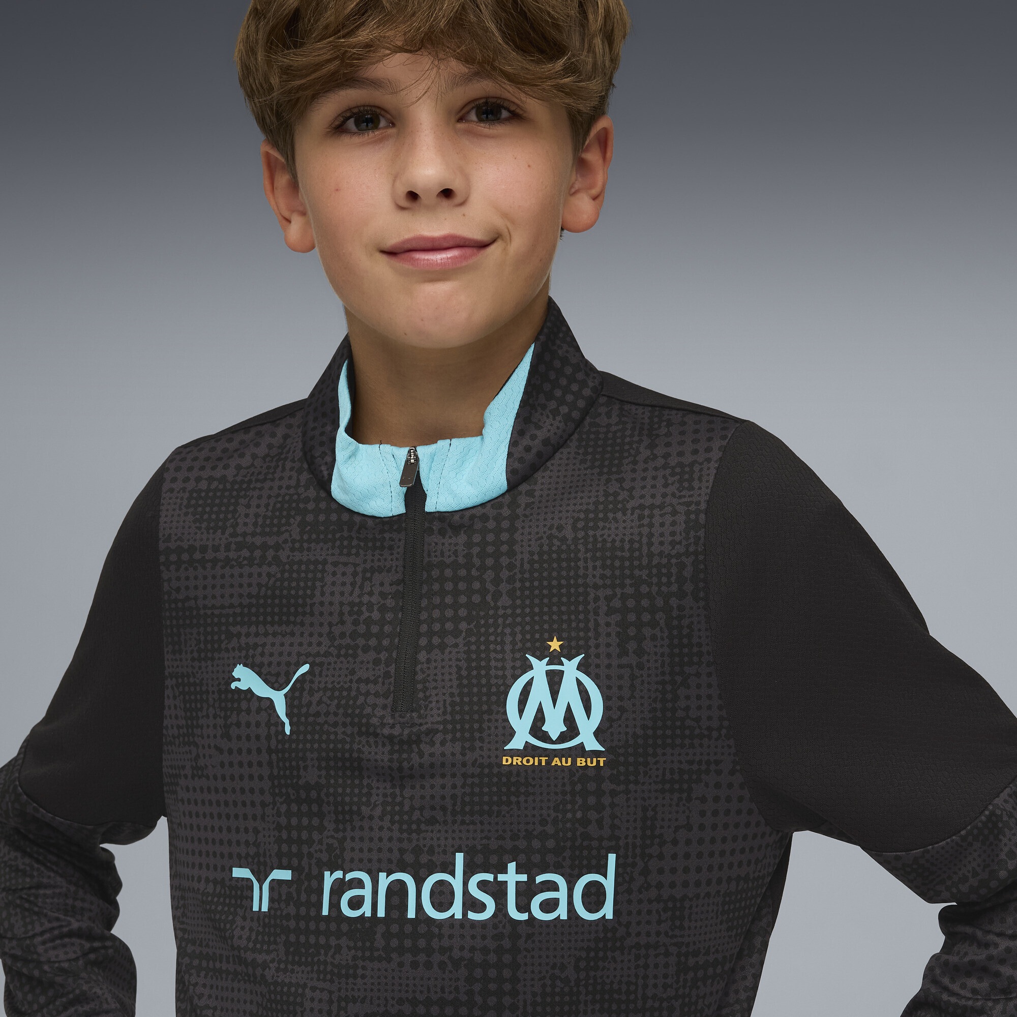 PUMA Trainingspullover »Olympique de Marseille Trainingstop Jugendliche«