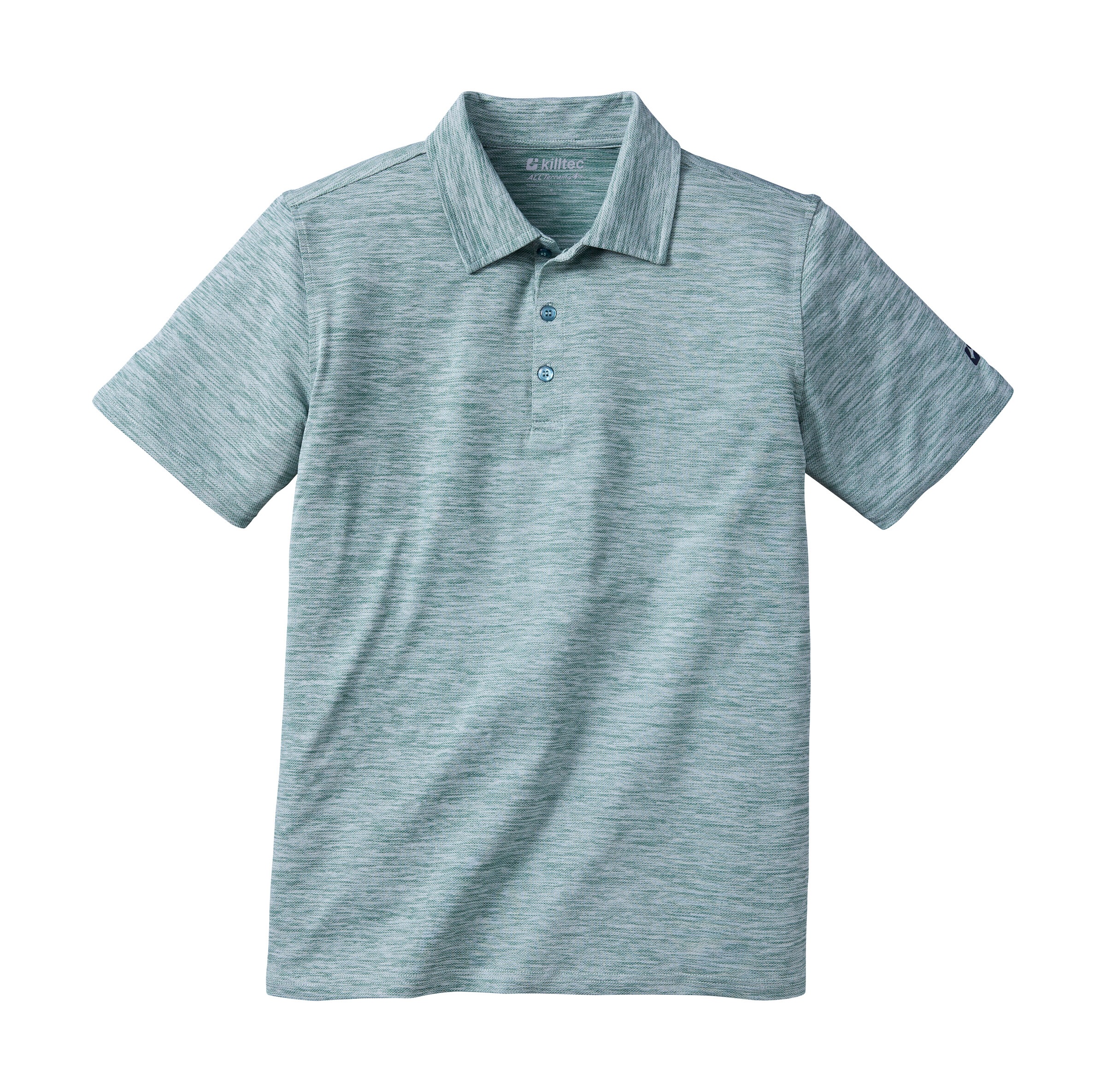 Killtec Poloshirt »Lilleo MN PL SHRT«, Feuchtigkeitstransportierendes, schnelltrocknendes Melange-Poloshirt