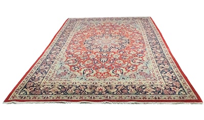 morgenland Wollteppich »Najafabad Teppich handgeknüpft rot«, rechteckig, 12 mm Höhe kaufen