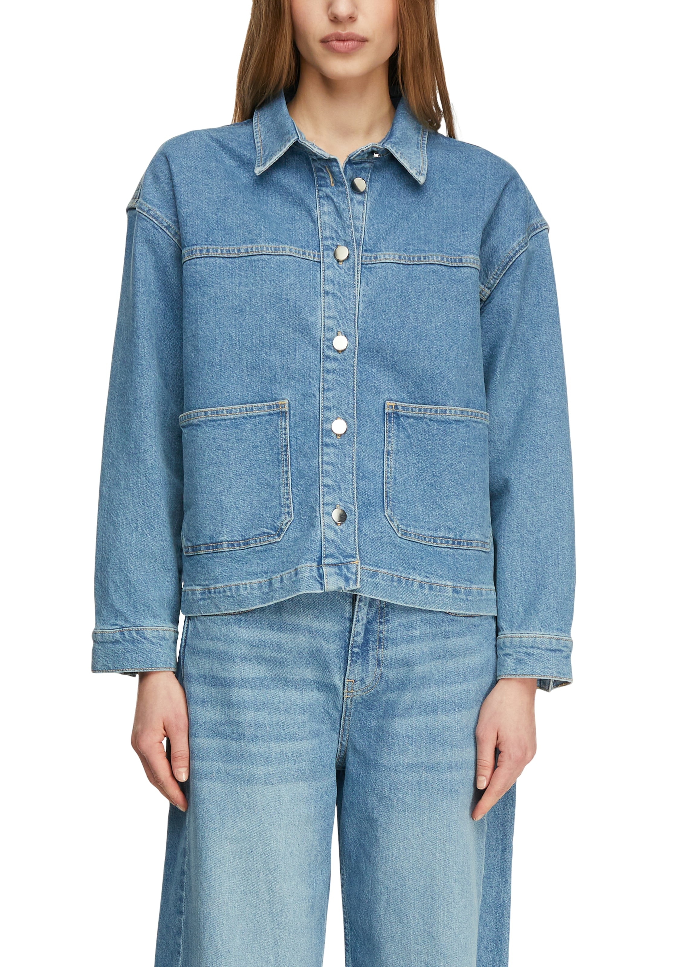 Comma Jeansjacke mit Taschen günstig online kaufen