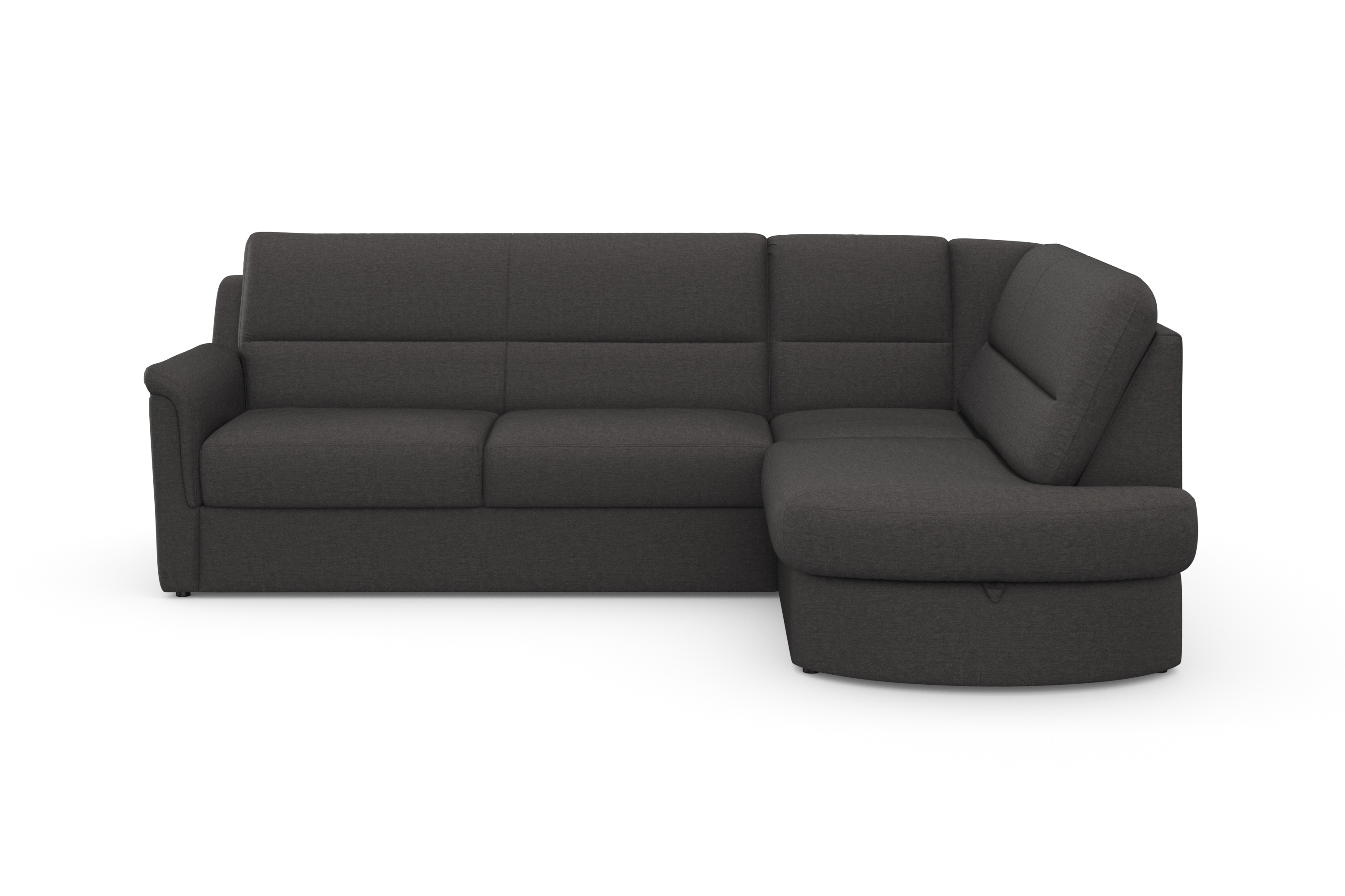 sit&more Ecksofa "Panini L-Form" wahlweise mit Schlaffunktion und Bettkasten