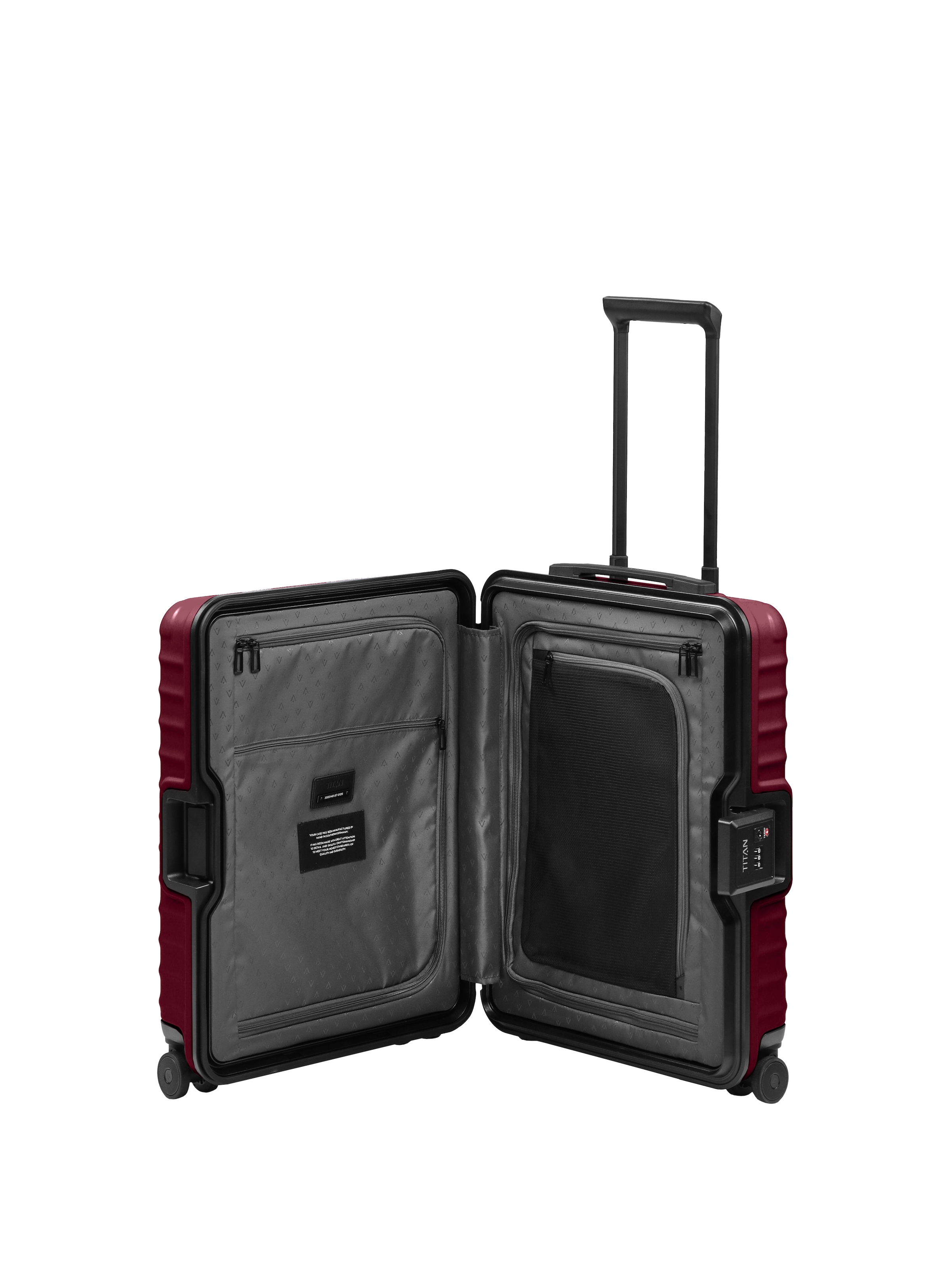 TITAN - Made in Germany Trolley »OVERSEAS Koffer Hartschale« 38 l 4 Rollen mit TSA-Rahmenschloss in verschiedenen Größen