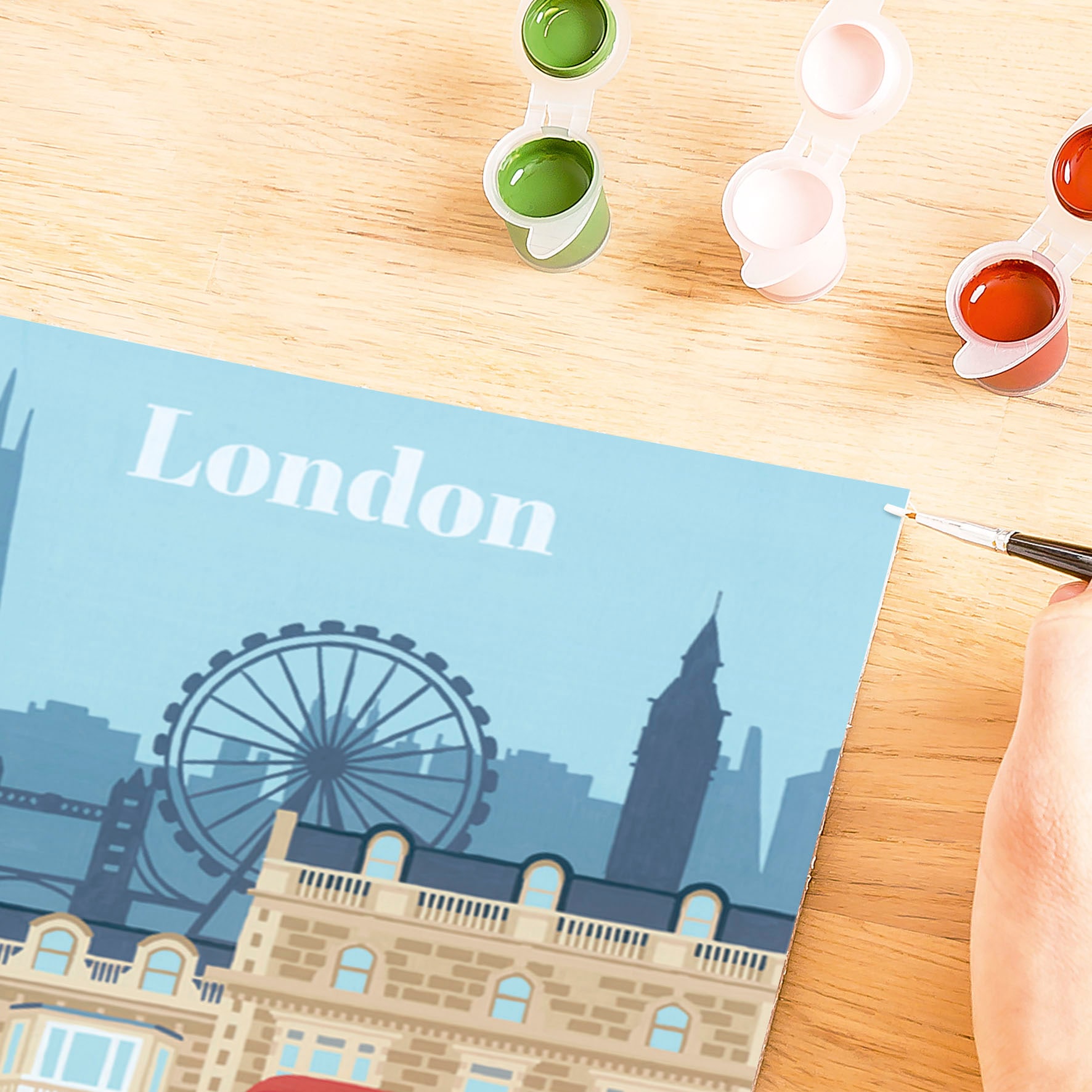 Ravensburger Malen nach Zahlen »CreArt, Colorful London«, Made in Europe; FSC®- schützt Wald - weltweit