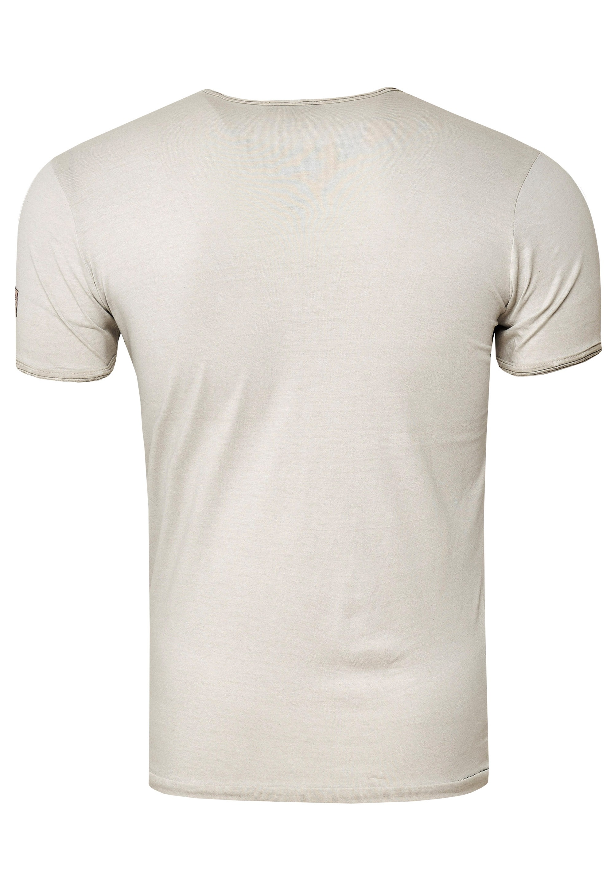 Rusty Neal T-Shirt mit Adler-Print