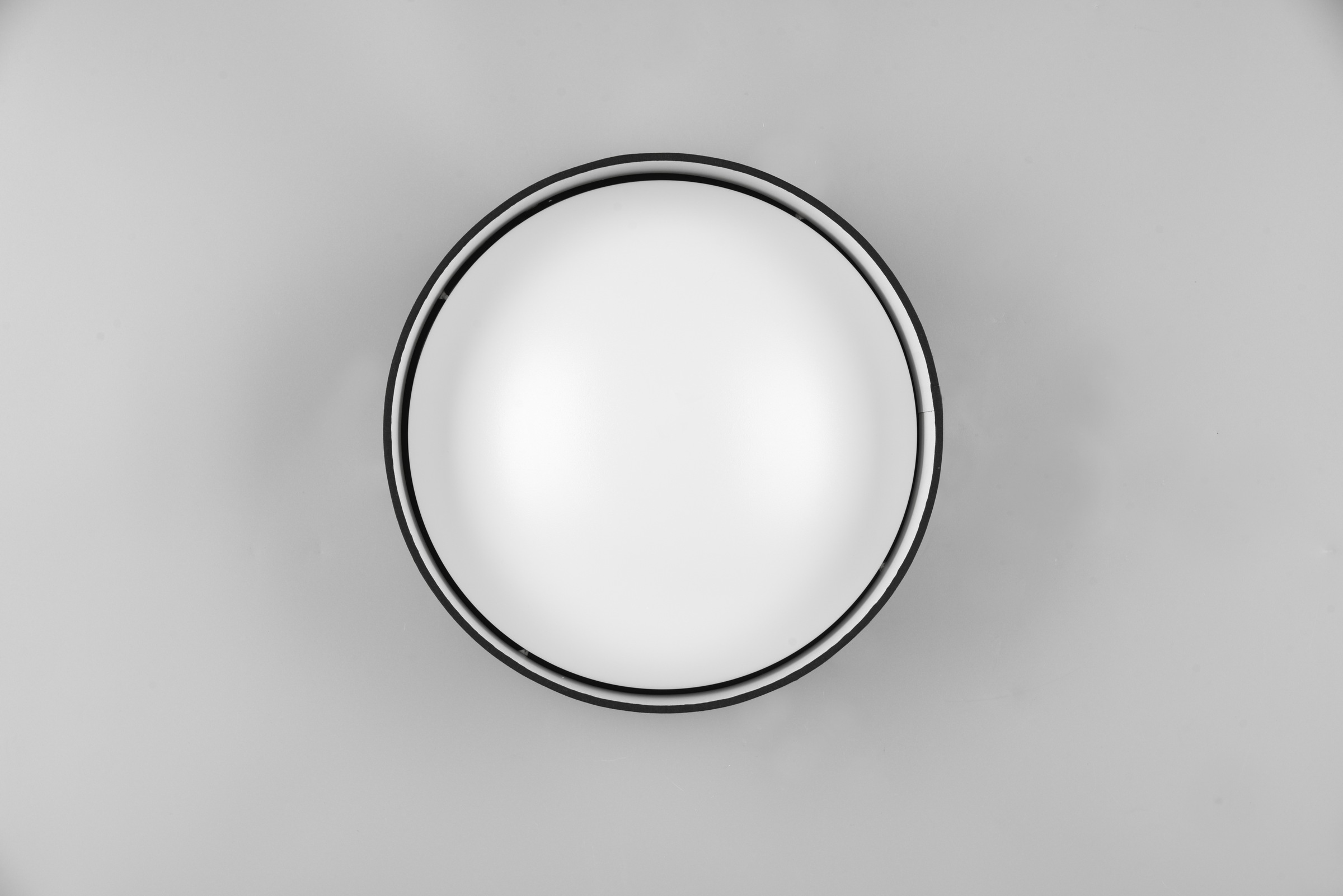REALITY Leuchten LED Deckenleuchte »LOCARNO, runde LED Deckenlampe mit Stoffschirm, Ø 30 cm Höhe 11 cm«, 1 flammig, Leuchtmittel LED-Board | LED fest integriert, 12W LED warmweiß 3000 K, 1160 Lumen, Wohnzimmer Schlafzimmer Licht