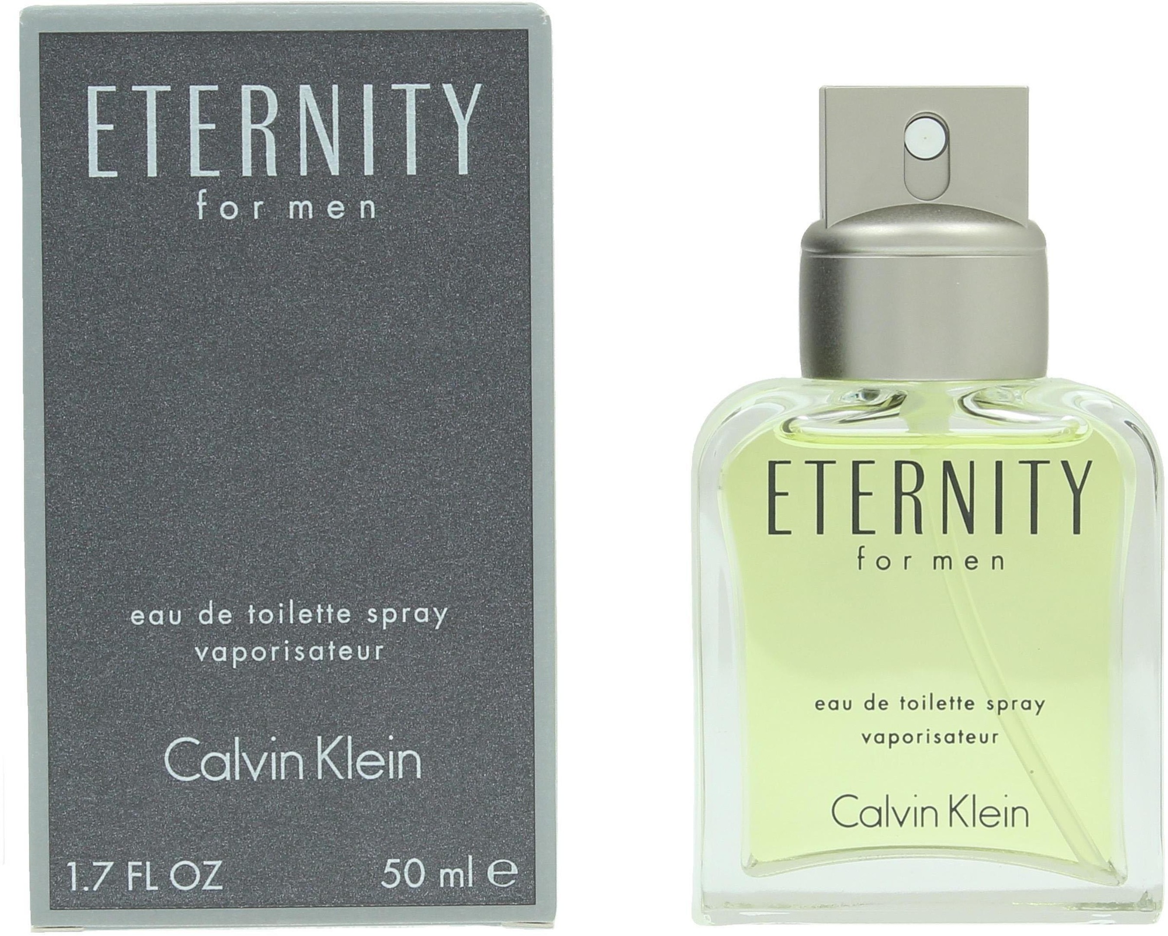 Calvin Klein Eau de Toilette »Eternity for men«, mit langanhaltender Formel