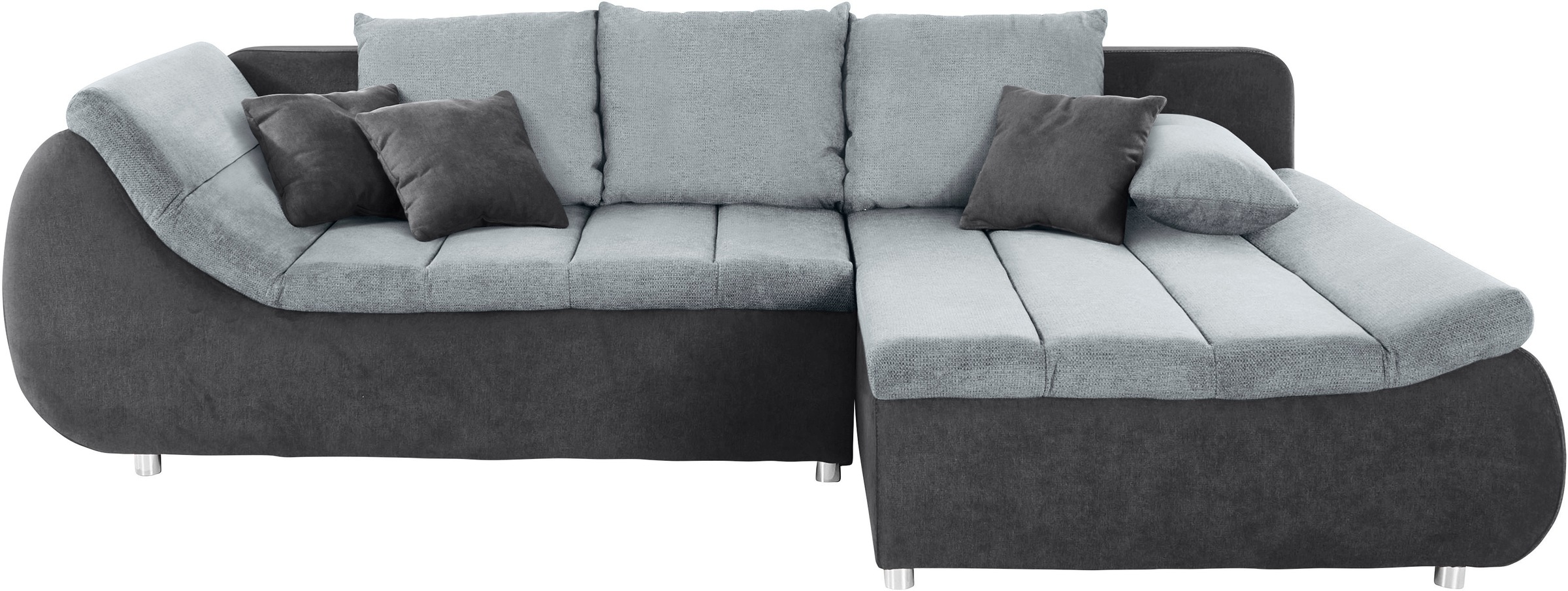 INOSIGN Ecksofa "Imola, elegant und modern, aktuelle Steppung im Sitz, bequ günstig online kaufen