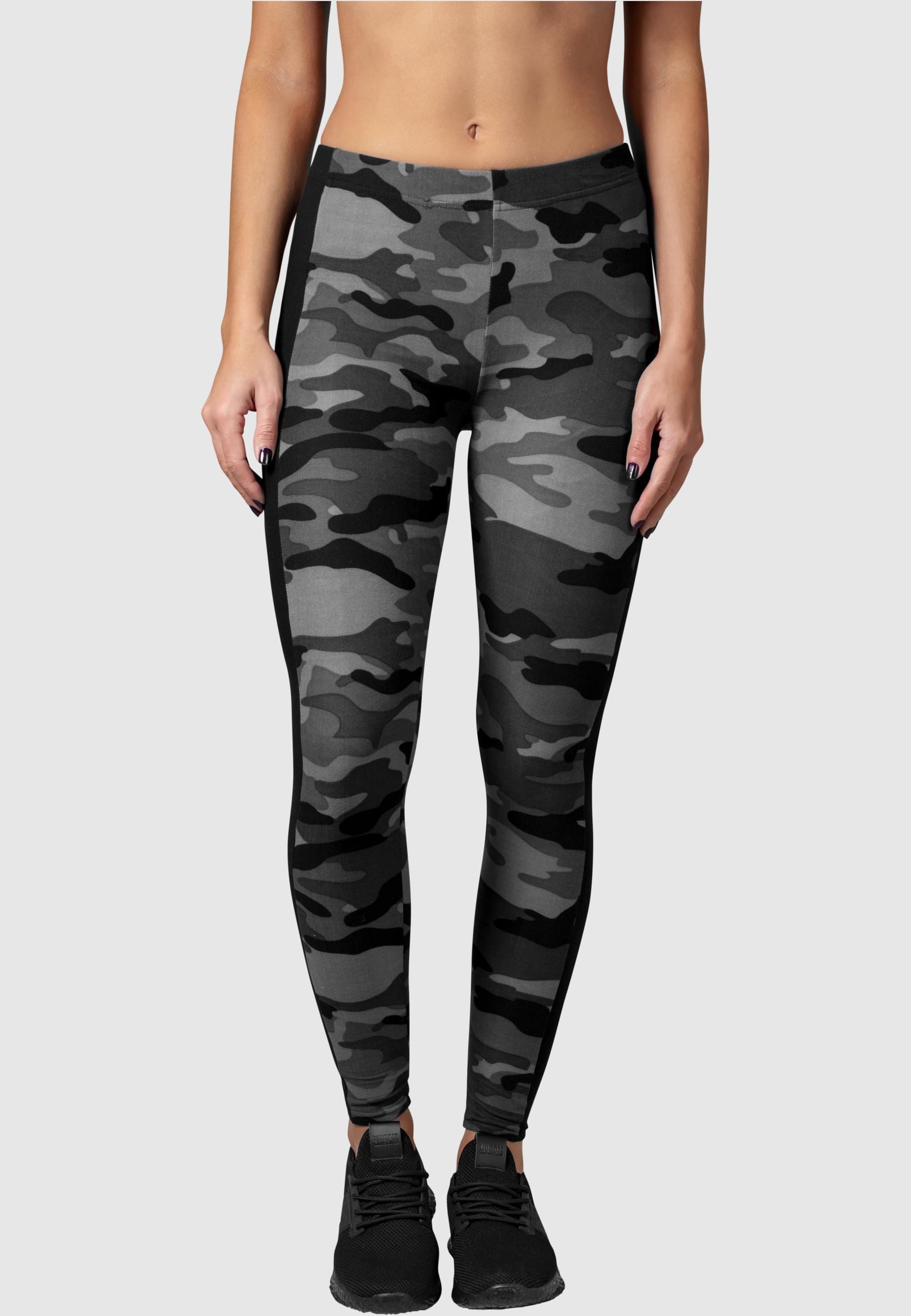 URBAN CLASSICS Leggings »Urban Classics Damen Ladies Camo Stripe Leggings«, (1 tlg.)