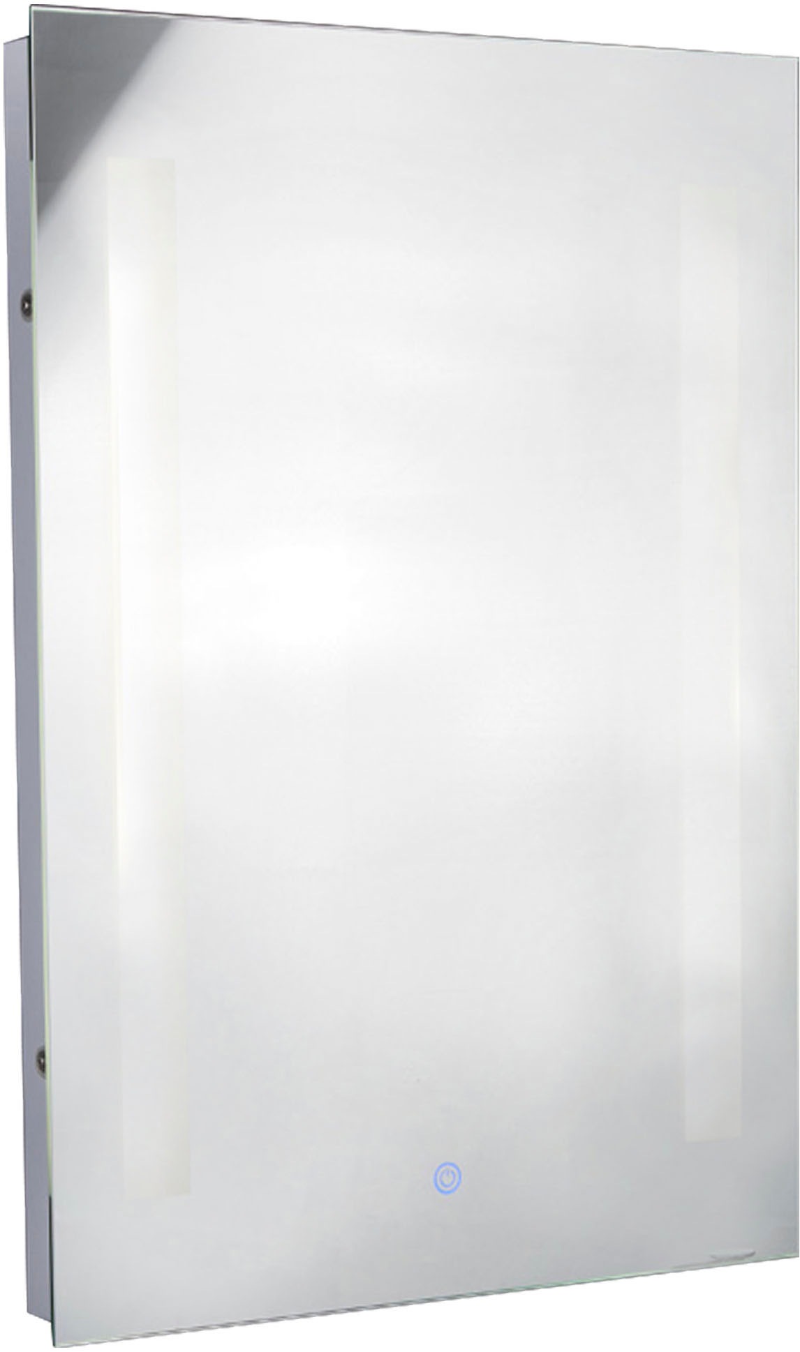 Searchlight Spiegelleuchte »Badezimmerspiegel mit Rasierfassung - Chrom & mattiert, IP44« LED-Modul 1 Stk.