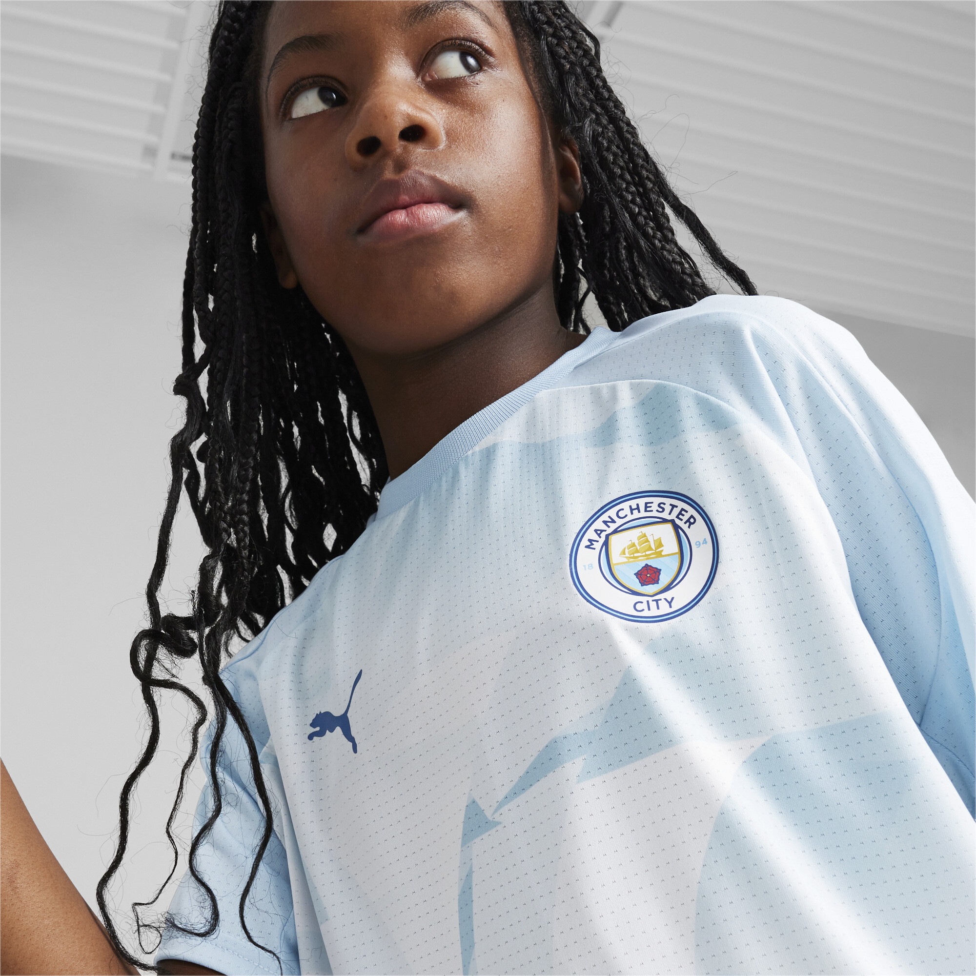 PUMA Trainingsshirt »Manchester City Aufwärmtrikot Jugendliche«