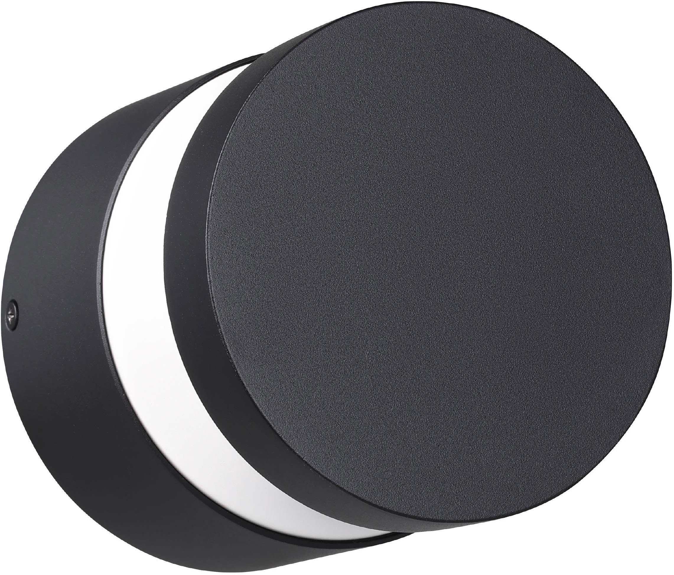 EGLO Wandleuchte »Melzo Außen-Wandlampe, Außenlampe aus Aluguss und Kunststoff, IP44« LED-Modul 1 Stk. Warmweiß