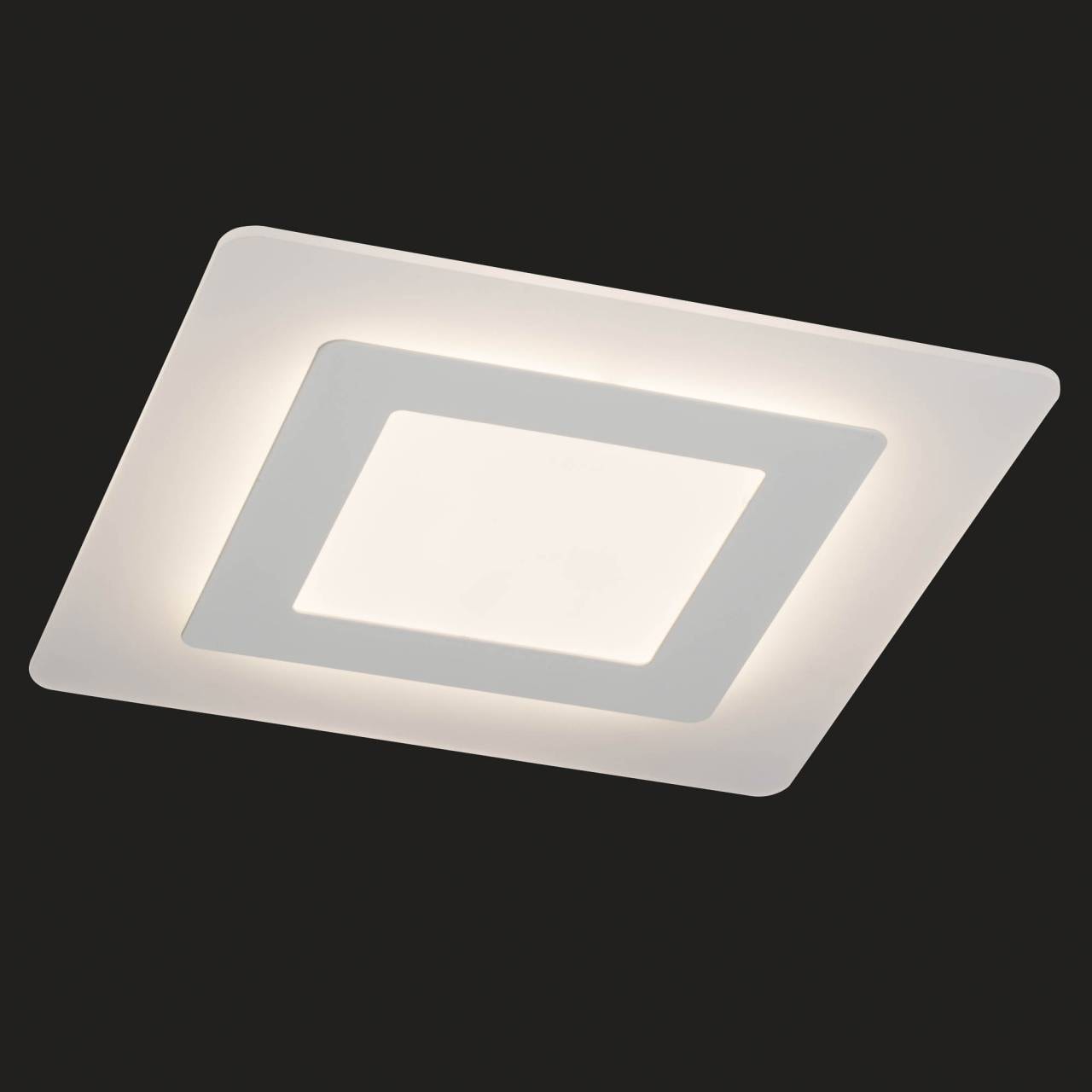 AEG LED Deckenleuchte »Xenos«, 1 flammig-flammig, 35 x 35 cm, 3300 lm,  warmweiß, Aluminium/Acryl, weiß | BAUR | Deckenlampen