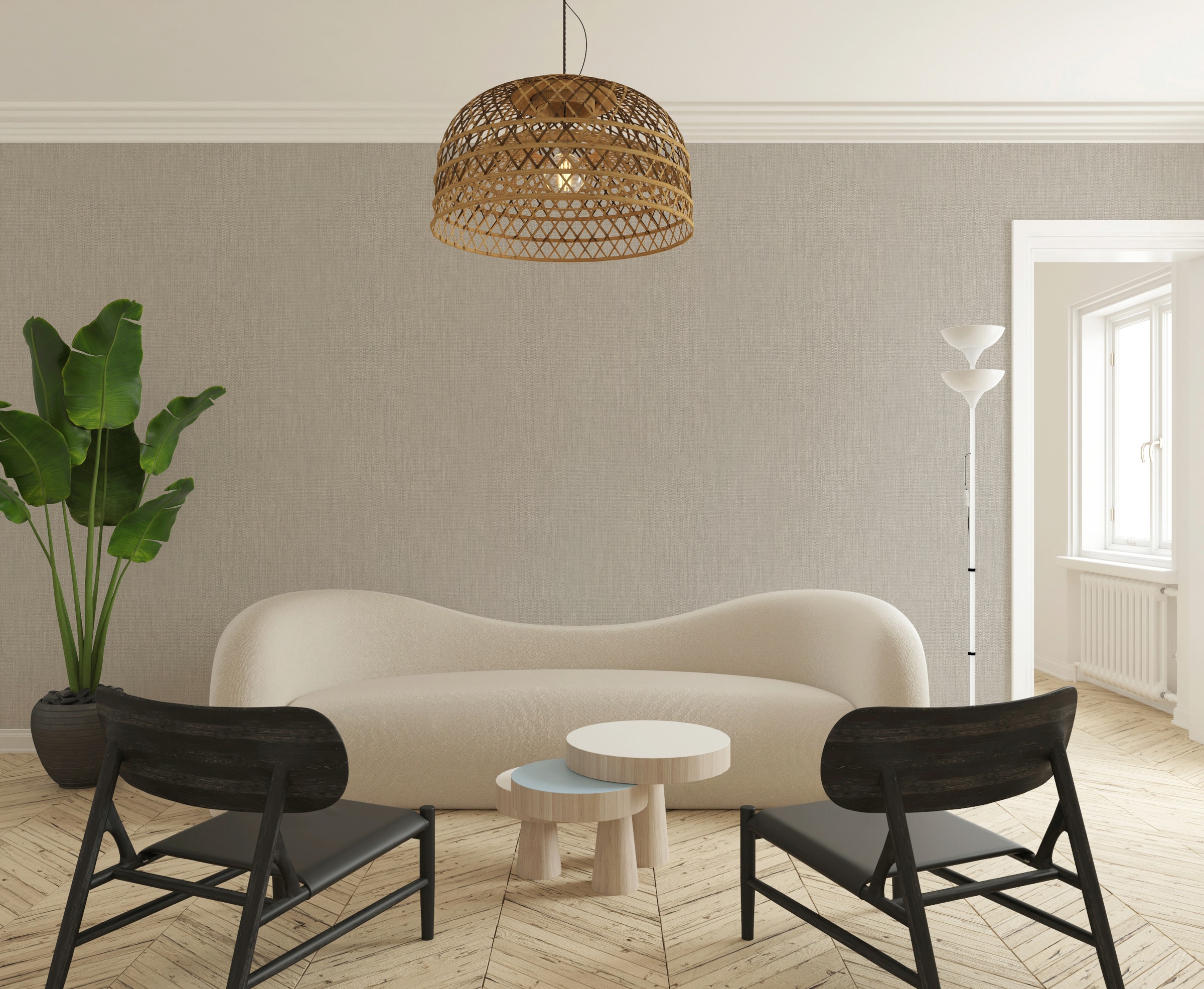 Marburg Vliestapete, unifarben-matt, moderne Tapete für Wohnzimmer Schlafzimmer Küche