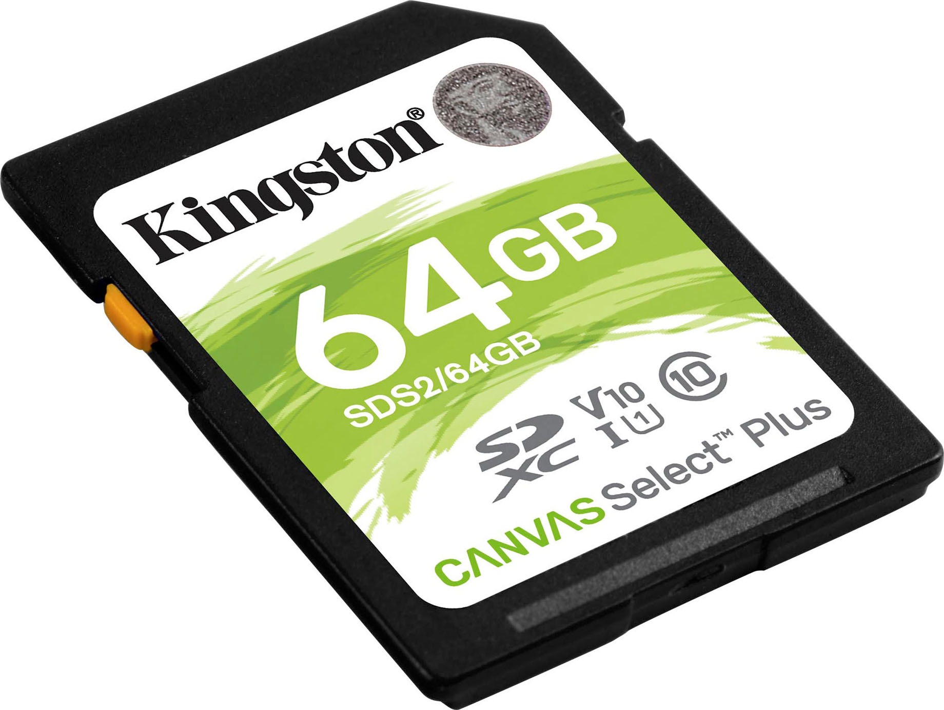 Kingston Speicherkarte »Canvas Select Plus SD 64GB«, (UHS-I Class 10 100 MB/s Lesegeschwindigkeit)