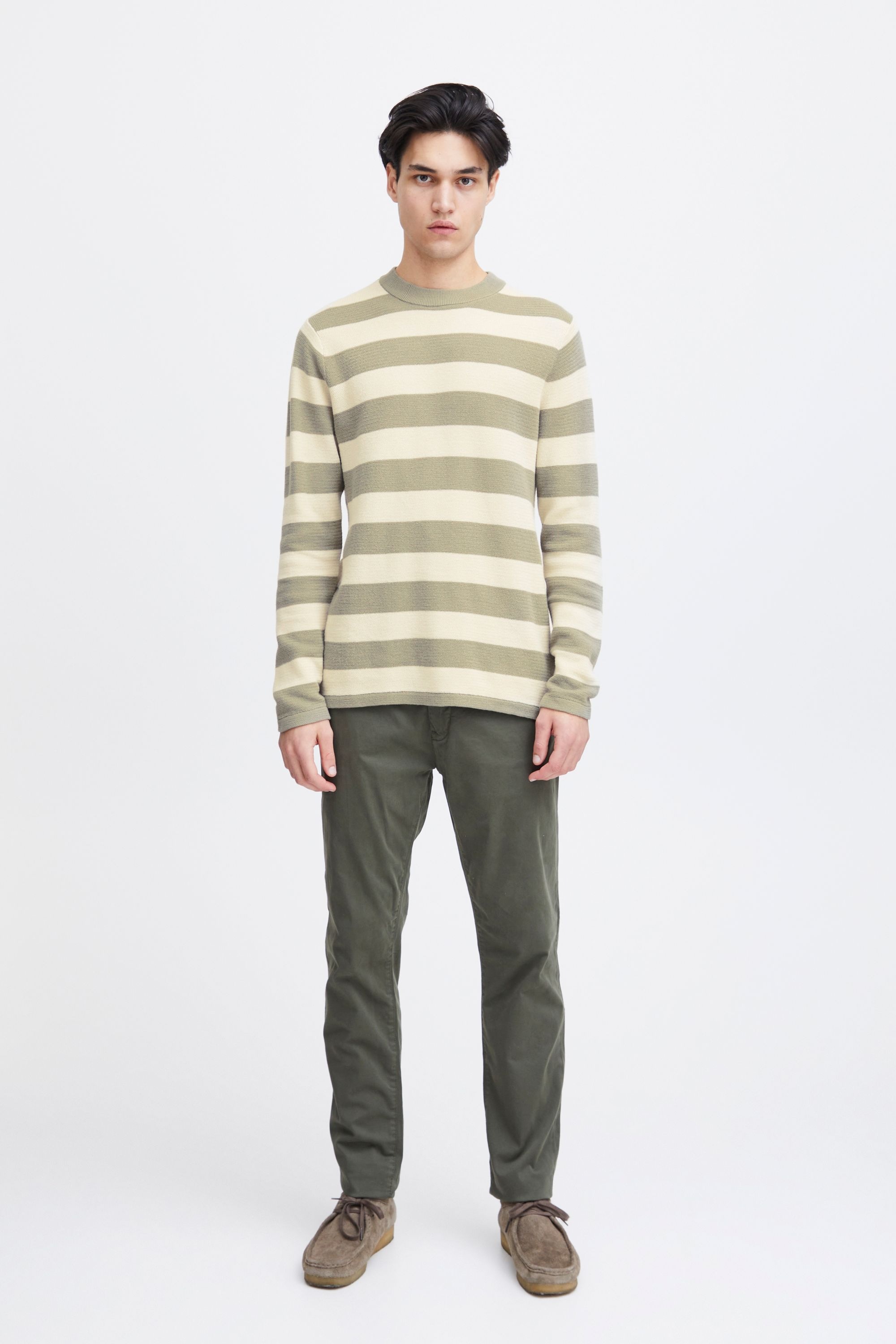 Casual Friday Strickfleece-Pullover "Strickpullover CFKarl" günstig online kaufen