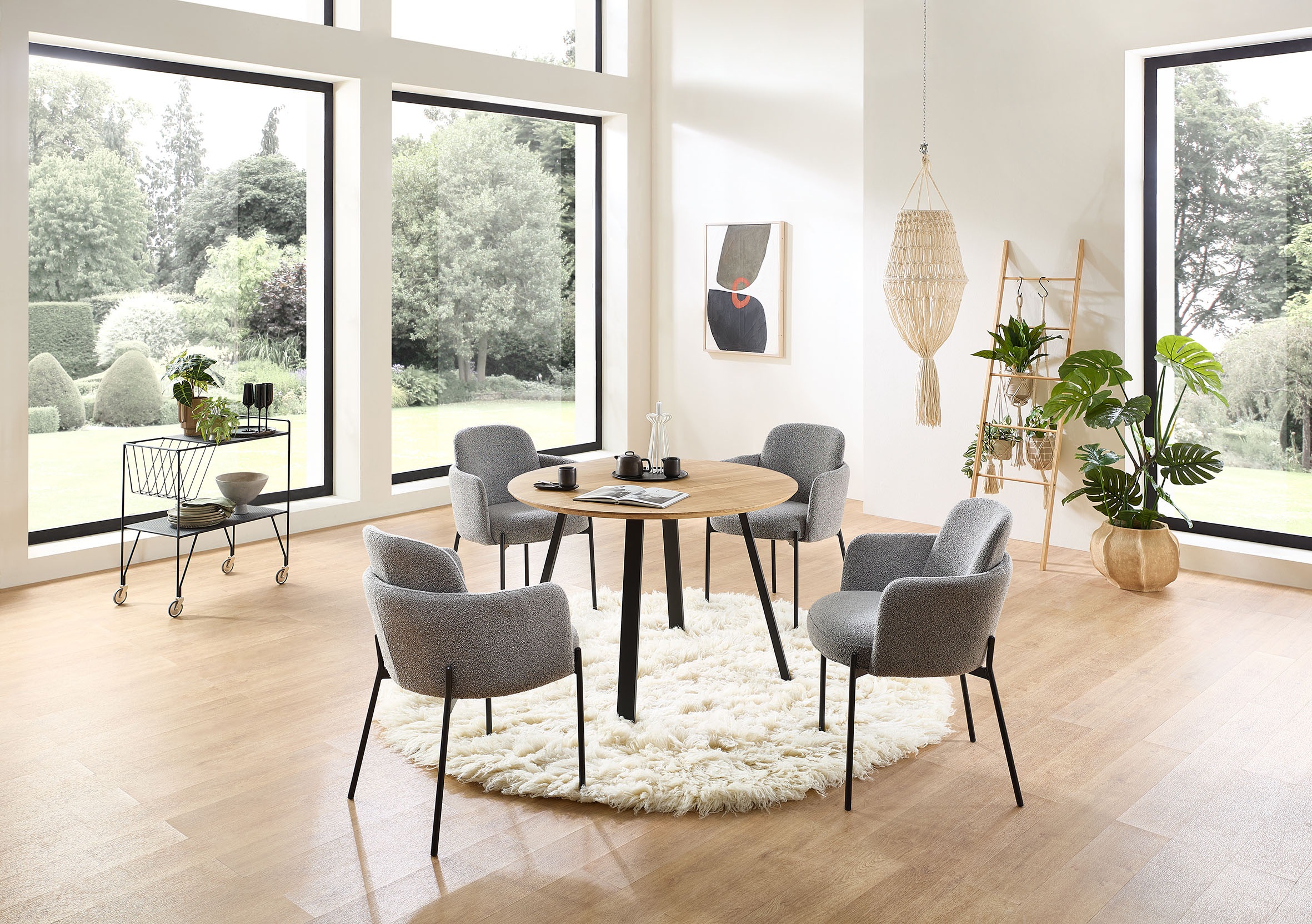 Stolkom Armlehnstuhl »Flora BxHxT 61x84x63 cm« (Set) 2 Stk.Breite 61cm, Federkern im Sitz