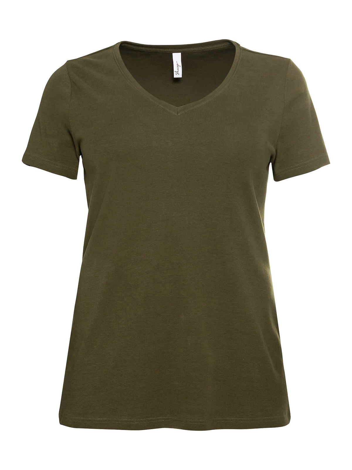 Sheego T-Shirt »Große Größen«, für BAUR bestellen V-Ausschnitt | mit