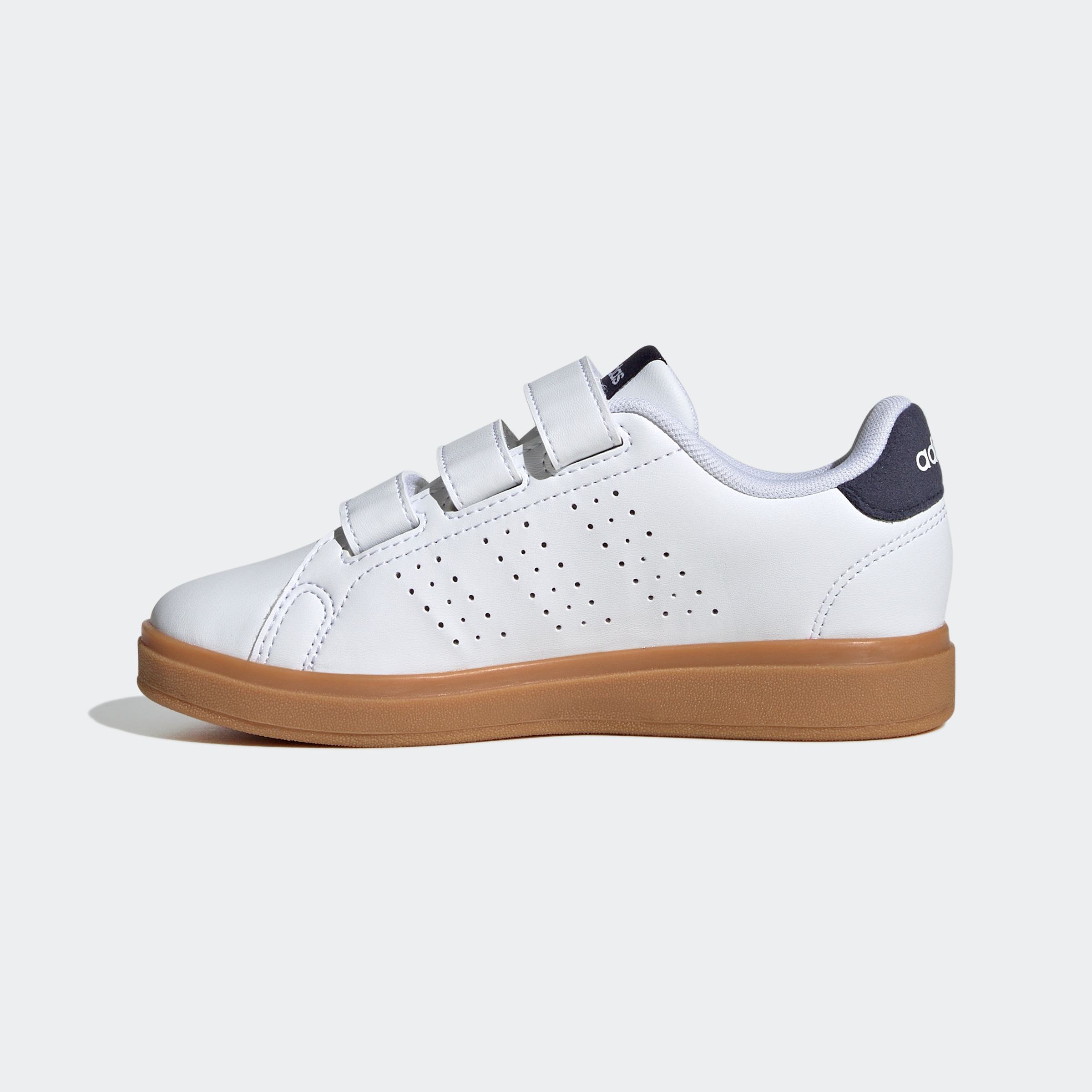 adidas Sportswear Klettschuh »ADVANTAGE BASE 2.0 KIDS«, Design auf den Spuren des adidas Stan Smith