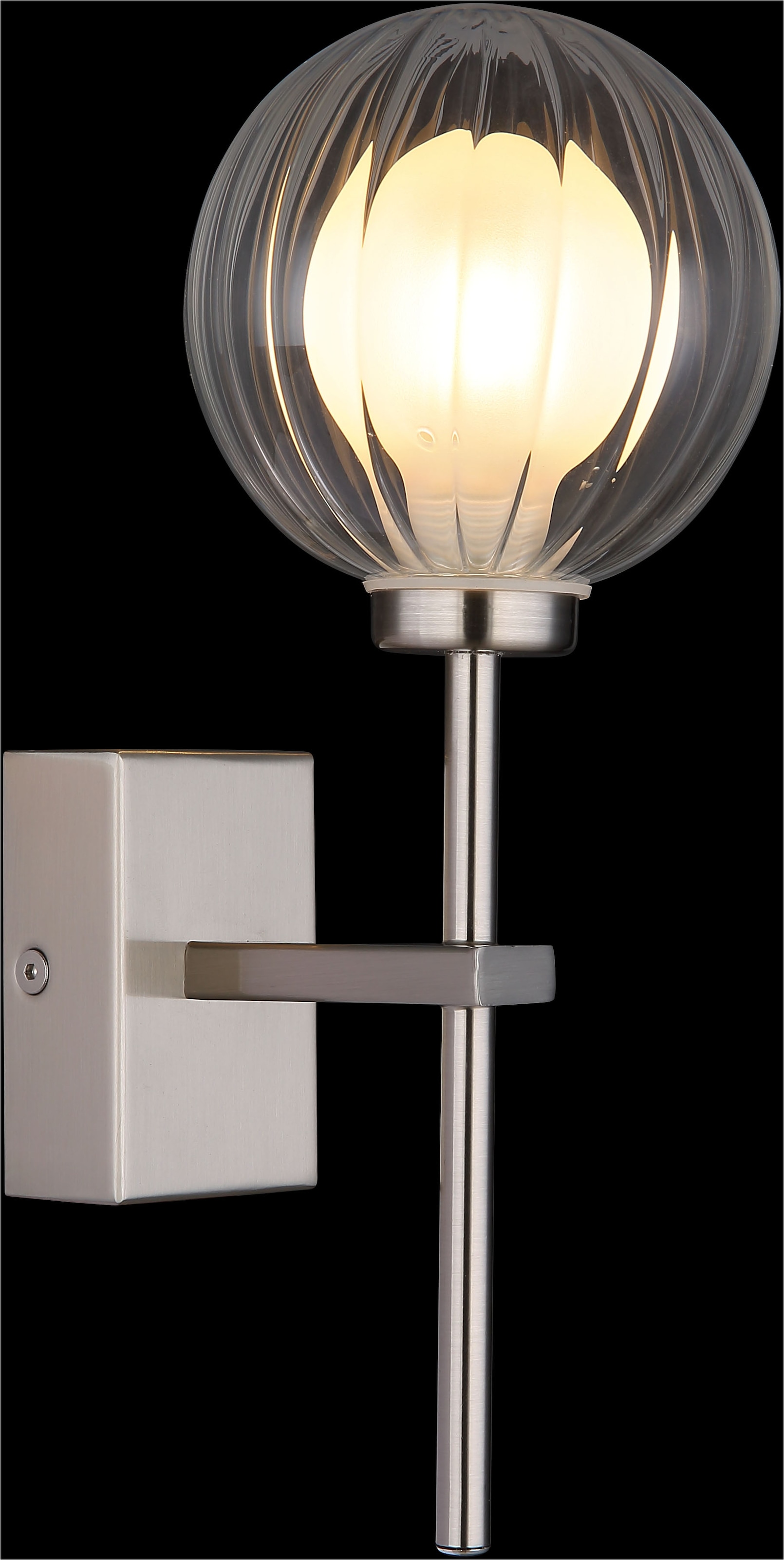 GLOBO LIGHTING Wandleuchte »ANDER«, Leuchtmittel G9 | ohne Leuchtmittel, Wandlampe/Spot/Glas klar/Wohnzimmer/Flur/3000K/IP44/Kugel