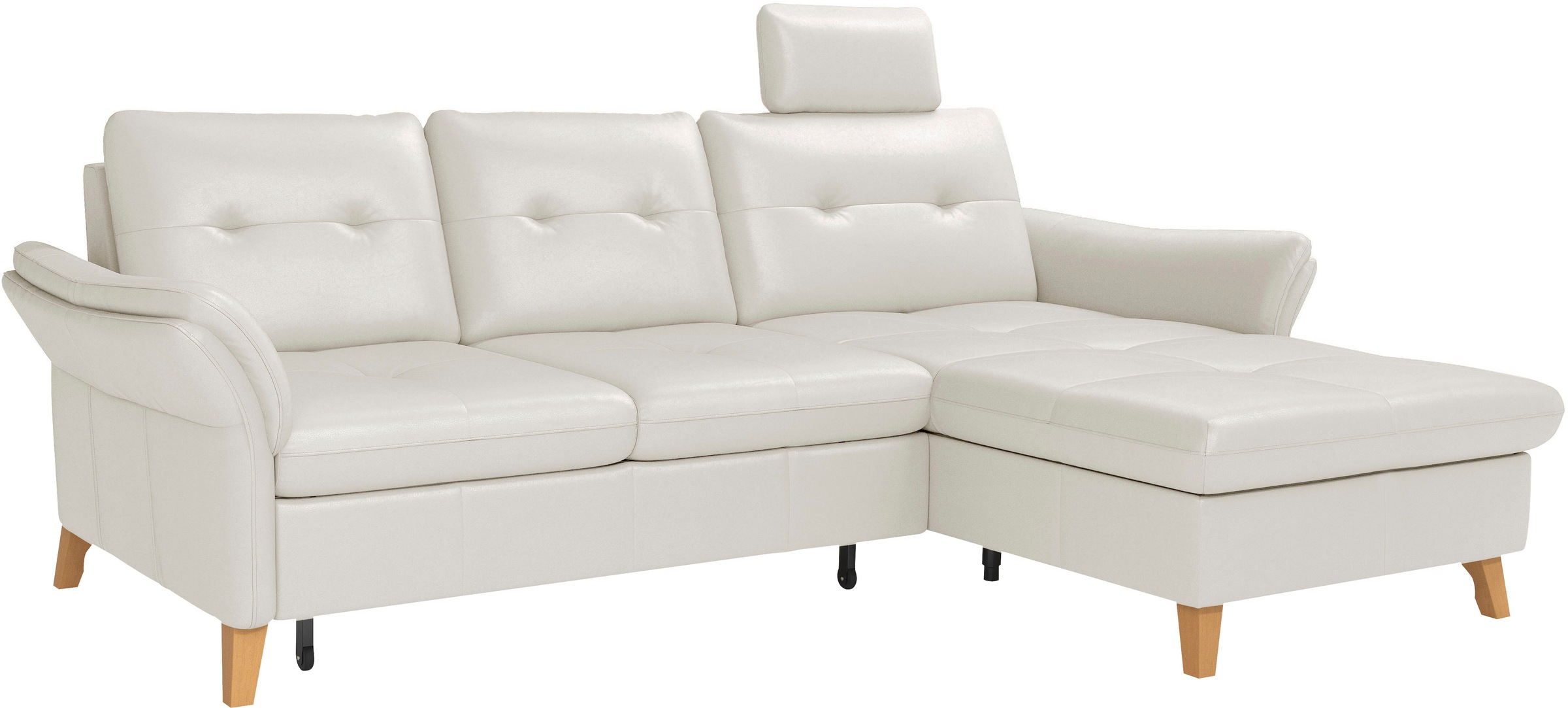 sit&more Ecksofa »Göteborg«, Sitztiefenverstellung und Federkern, wahlweise mit Bettfunktion