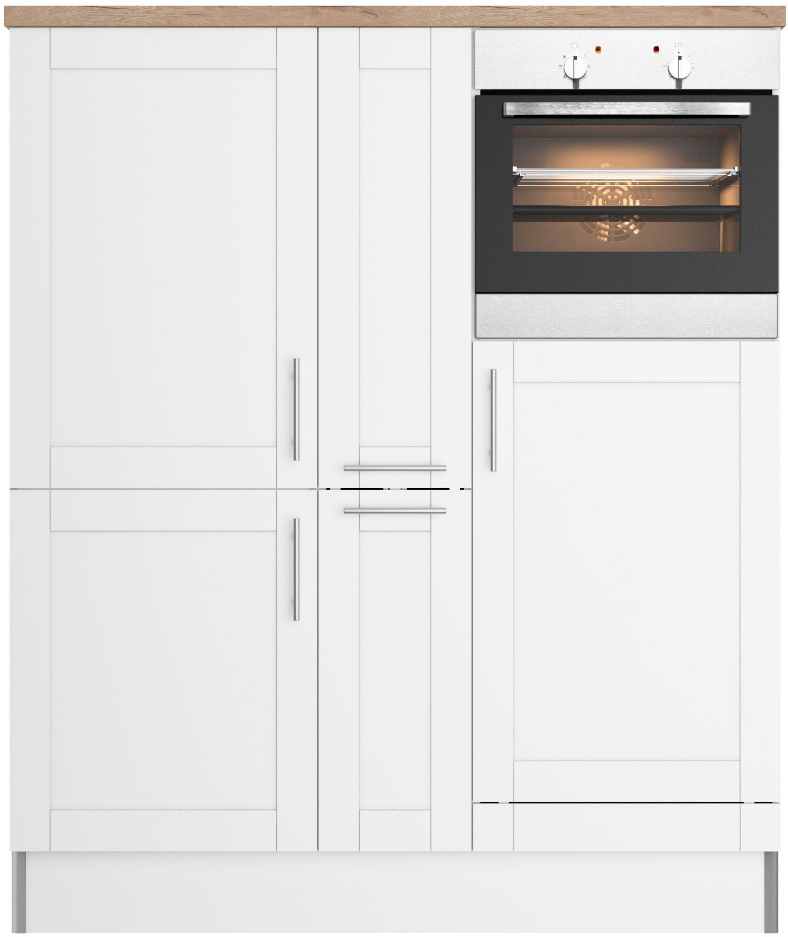 OPTIFIT Küche "Ahus", Breite 150 cm,wahlweise mit E-Geräten,Soft-Close-Funktion
