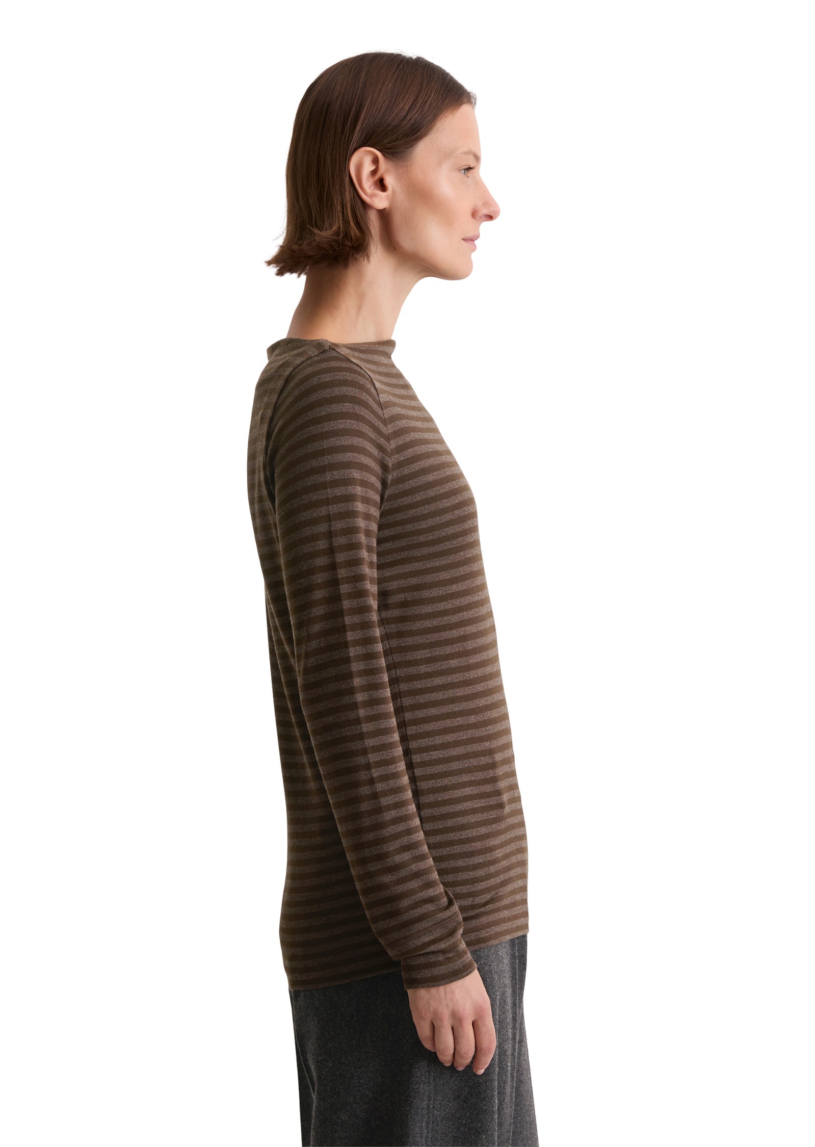 Marc OPolo Langarmshirt "aus Melange-Jersey" günstig online kaufen