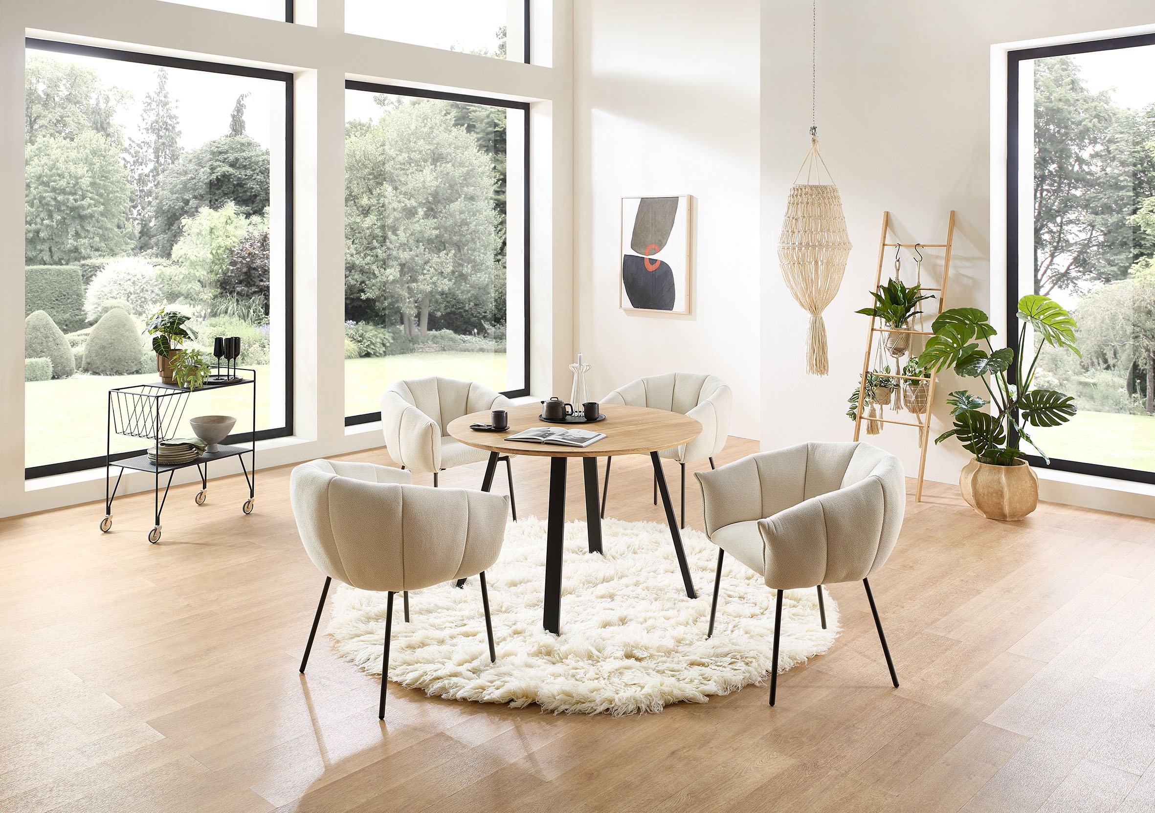 Stolkom Armlehnstuhl »Pina BxHxT 70x78x63 cm« (Set) 2 Stk.Breite 70cm, Metallgestell
