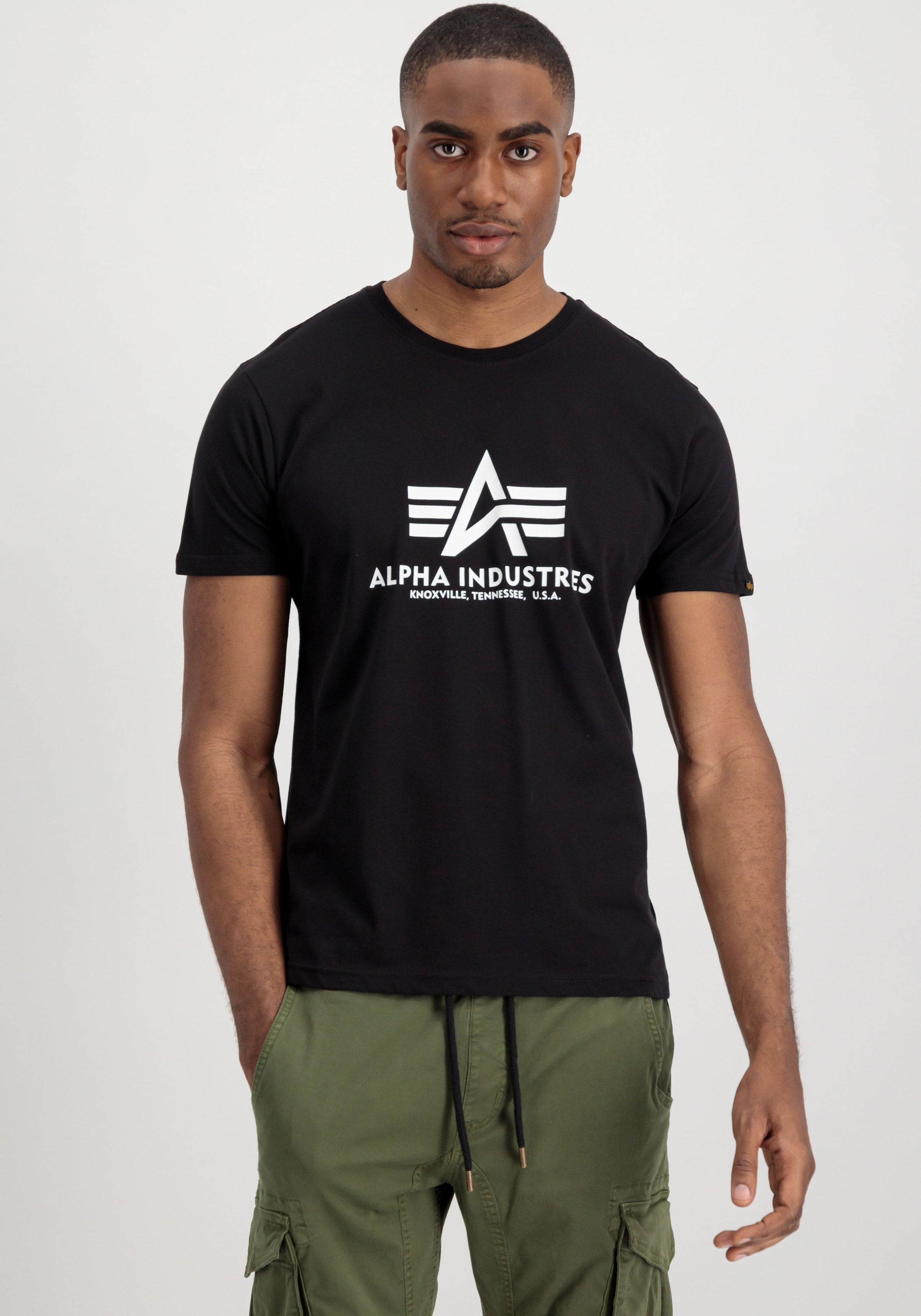 Alpha Industries Rundhalsshirt »Basic T 2 Pack«, (Set, 2 tlg.)