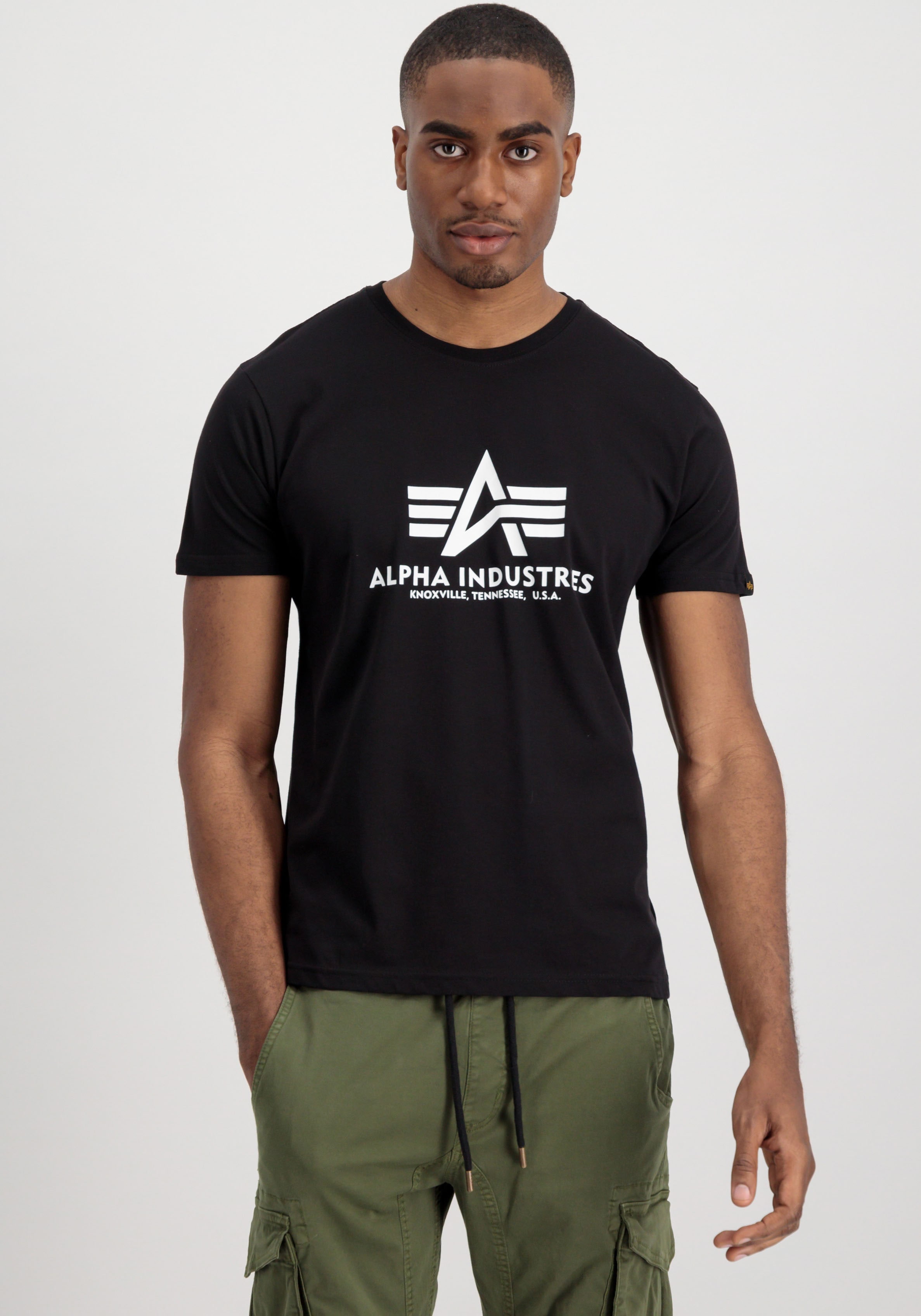 Alpha Industries Rundhalsshirt "Basic T 2 Pack" Set, 2 Stk. tlg. günstig online kaufen