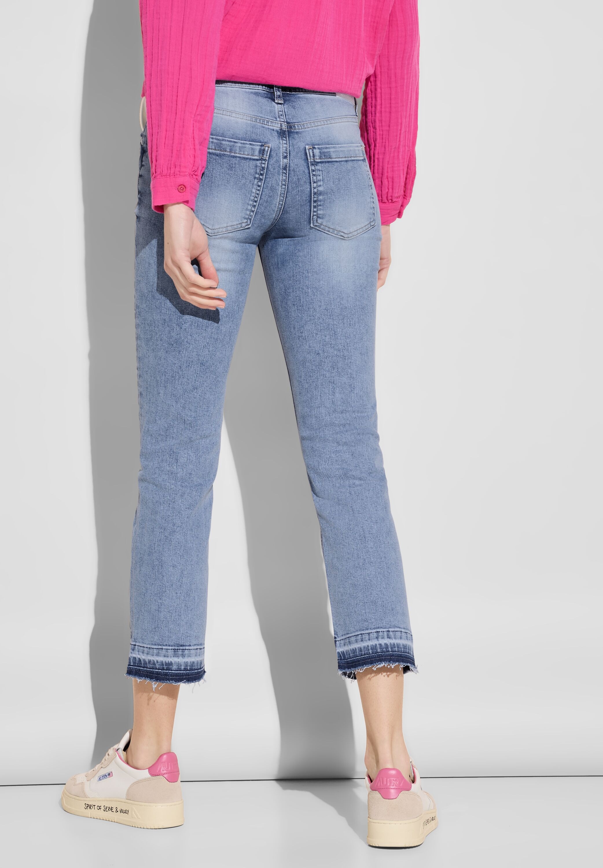 STREET ONE Gerade Jeans, Middle Waist