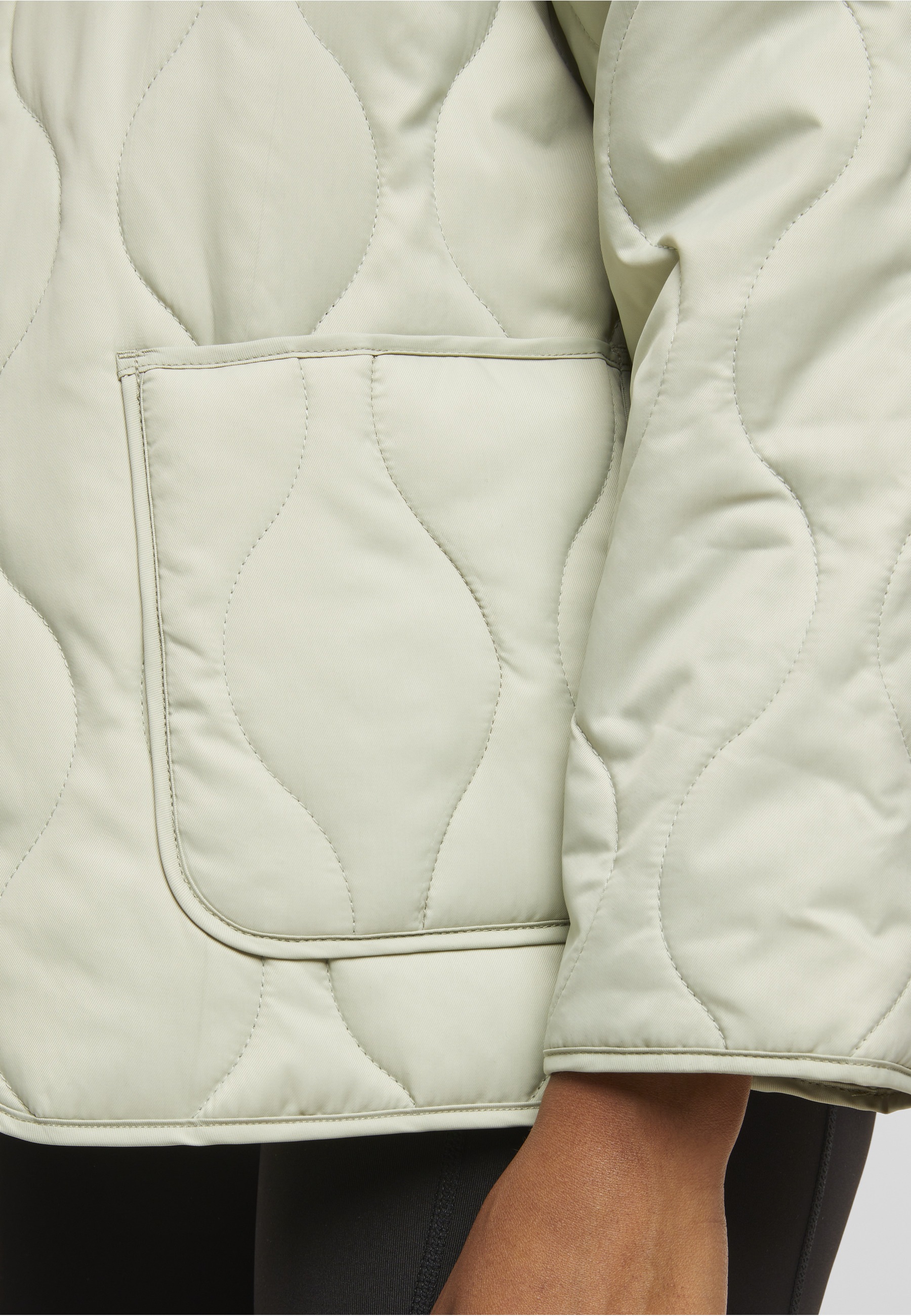 URBAN CLASSICS Langmantel »Urban Classics Ladies Quilted Jacket«