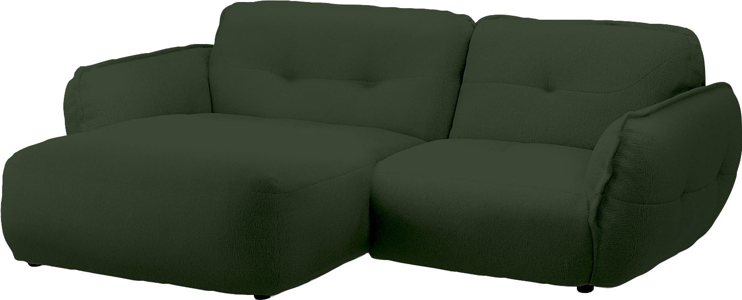 BETYPE Ecksofa »Be Fluffy«, Softes Sitzgefühl, moderne Kedernaht, hochwertiger Bezug