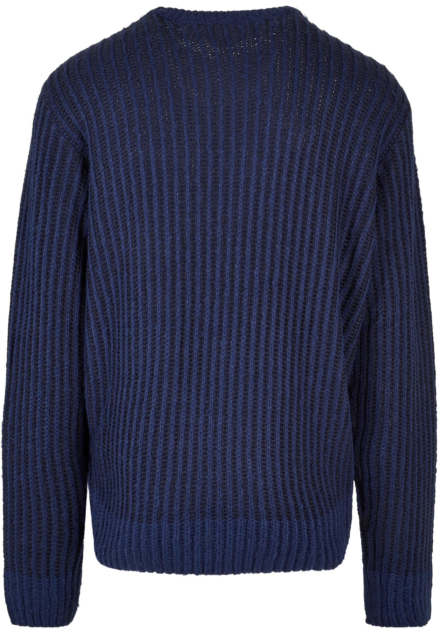 URBAN CLASSICS Rundhalspullover »Urban Classics Herren Oversized Two Tone Sweater«, (1 tlg.)