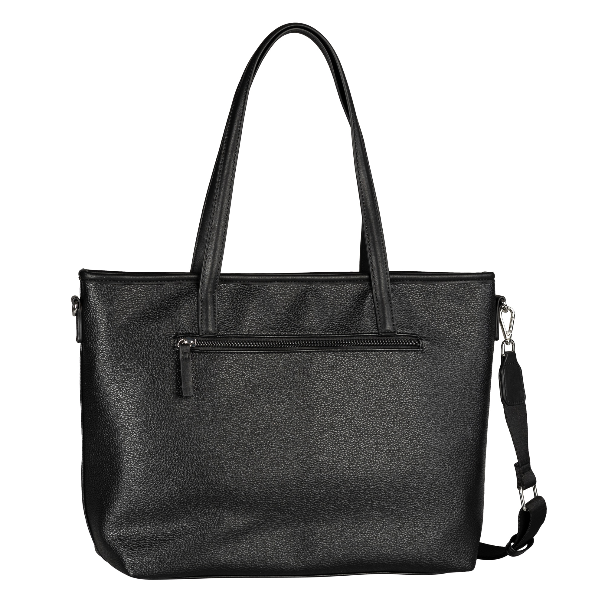 TOM TAILOR Shopper »Jamila«, ein Platzwunder mit 2-in1-Funktion aus fein genarbtem Lederimtiat