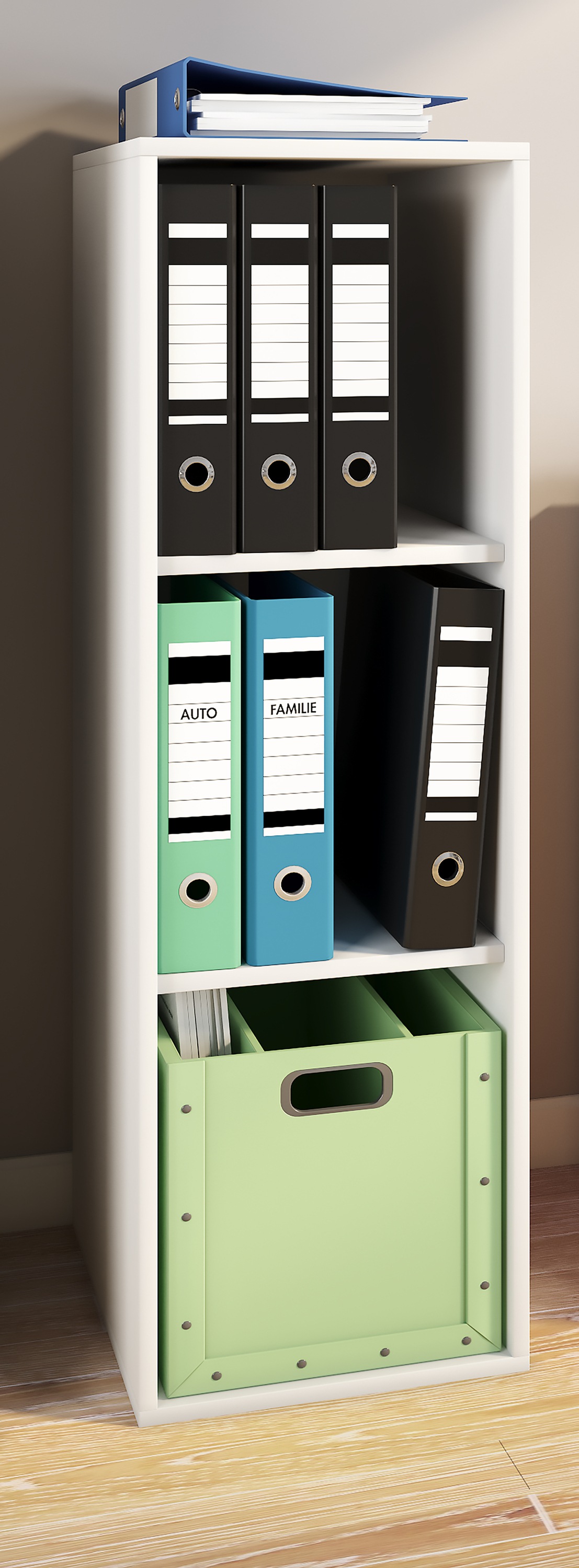 VCM Bücherregal »Holz Büro Regal Bücher Ordner Aktenregal Lona l 3f«