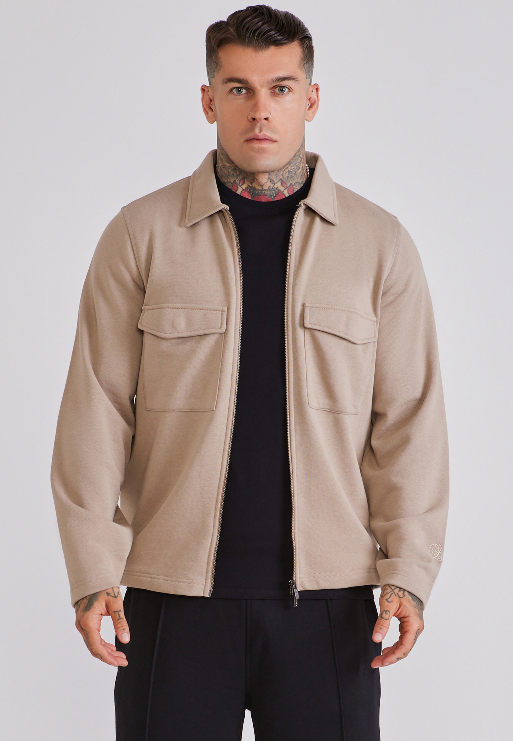 Siksilk Poloshirt »SikSilk Smart Overshirt« 1