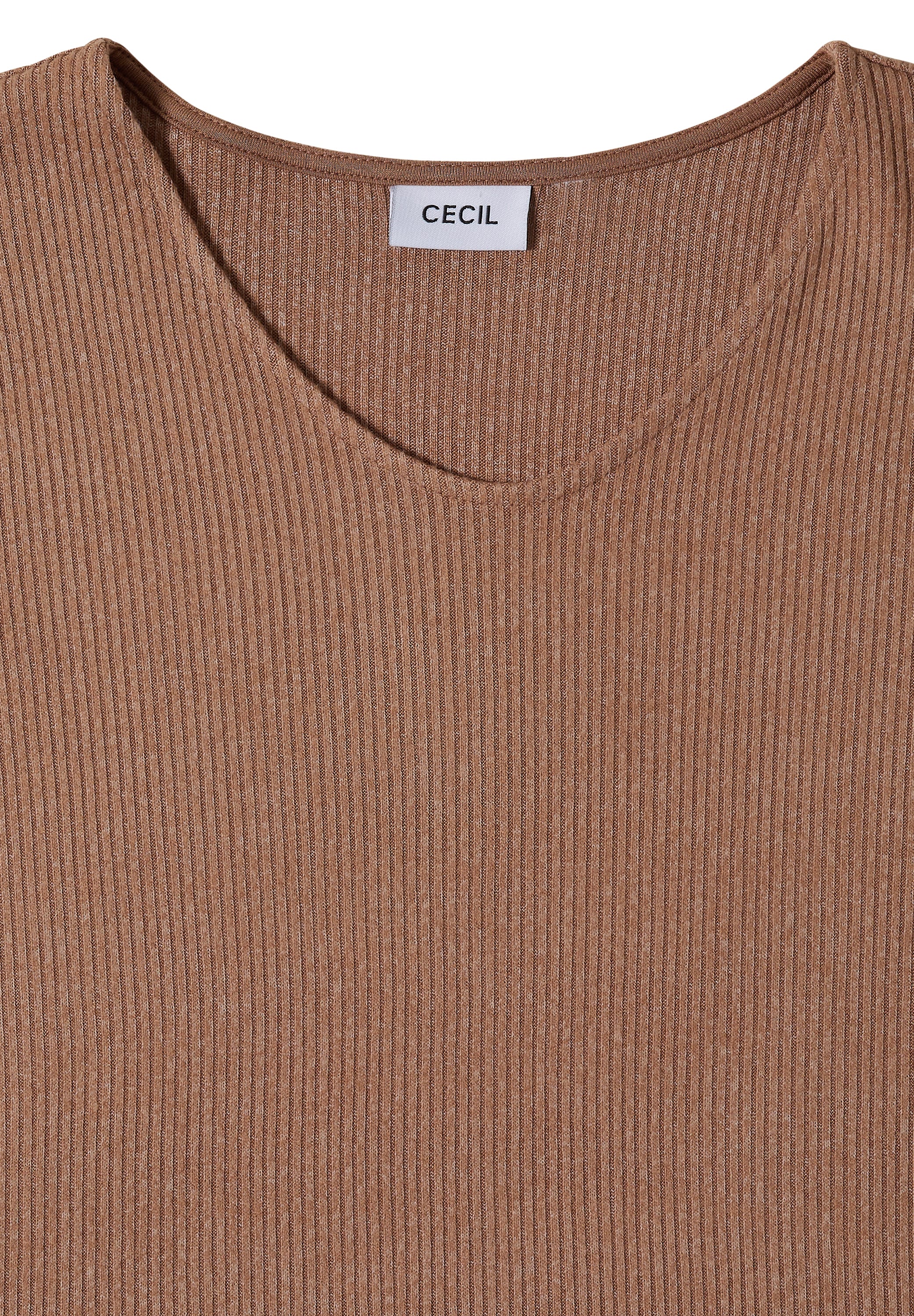 Cecil Langarmshirt in Unifarbe