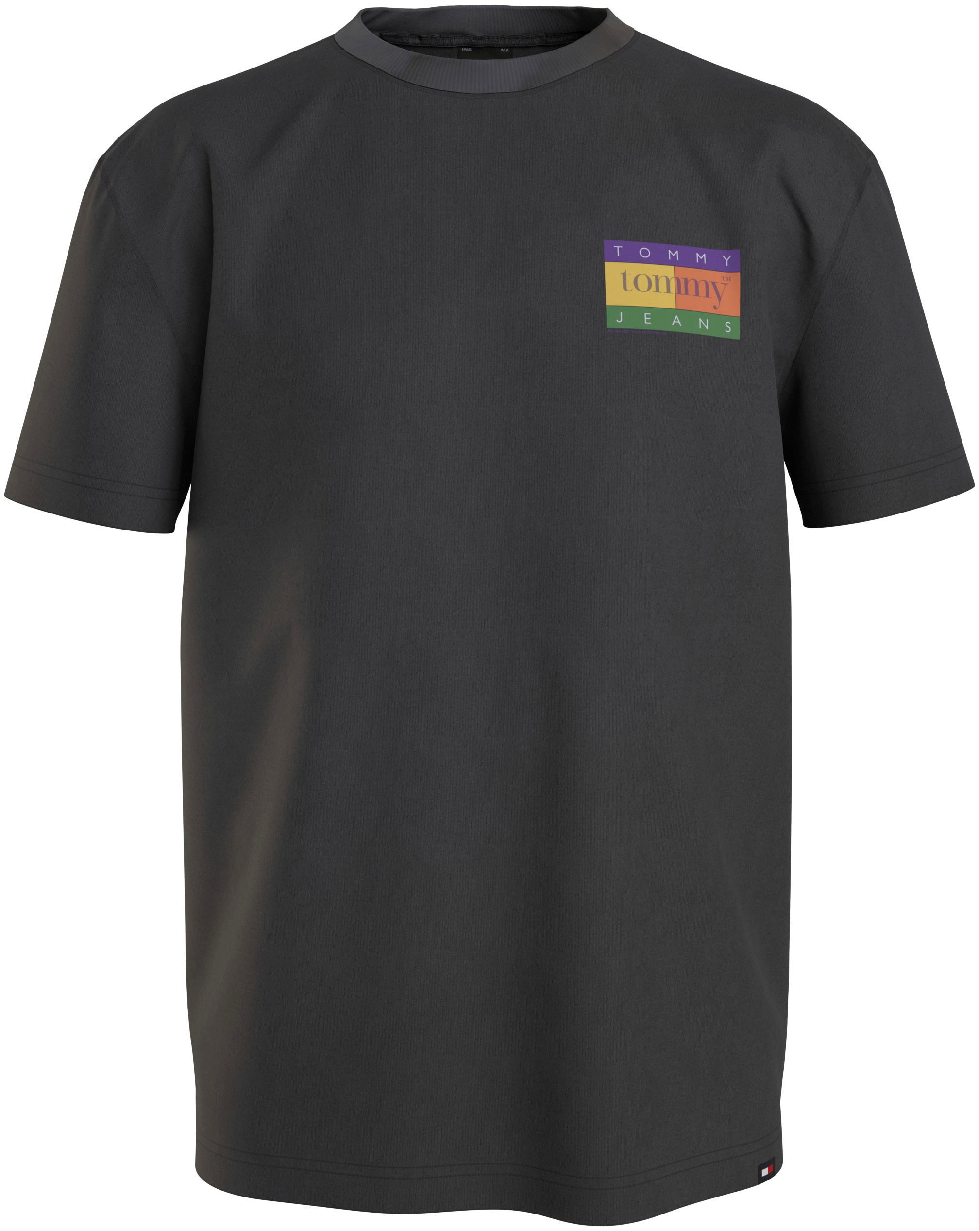Tommy Jeans T-Shirt »TJM REG SUMMER FLAG TEE EXT«, Mehrfarbiger Rückenprint